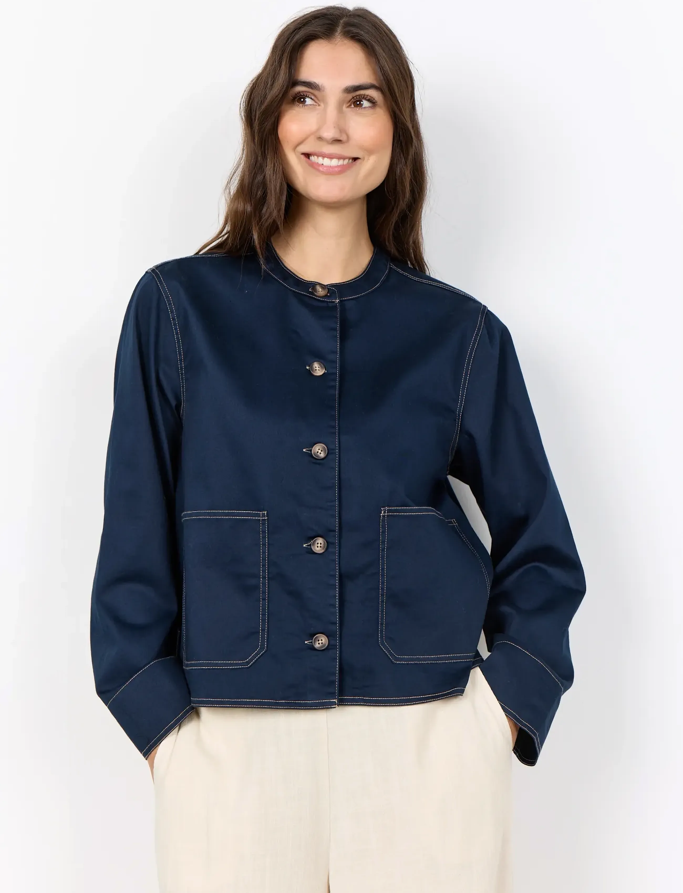 Soyaconcept Sc-Akila, XS, Jackets, Marineblau - Utility Frauen