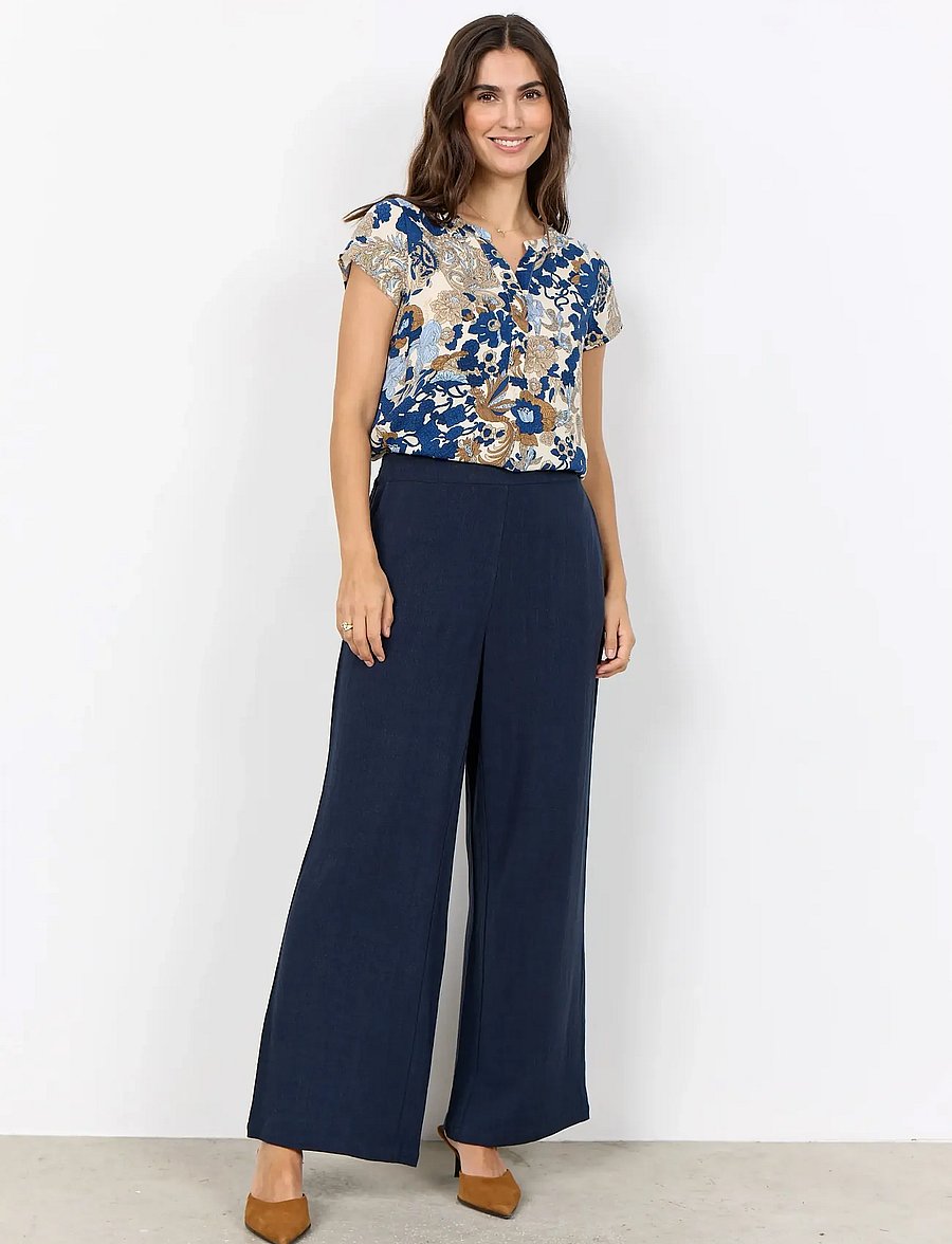 Soyaconcept - SC-CANNIE SOLID - culottes - 6910 navy - 0