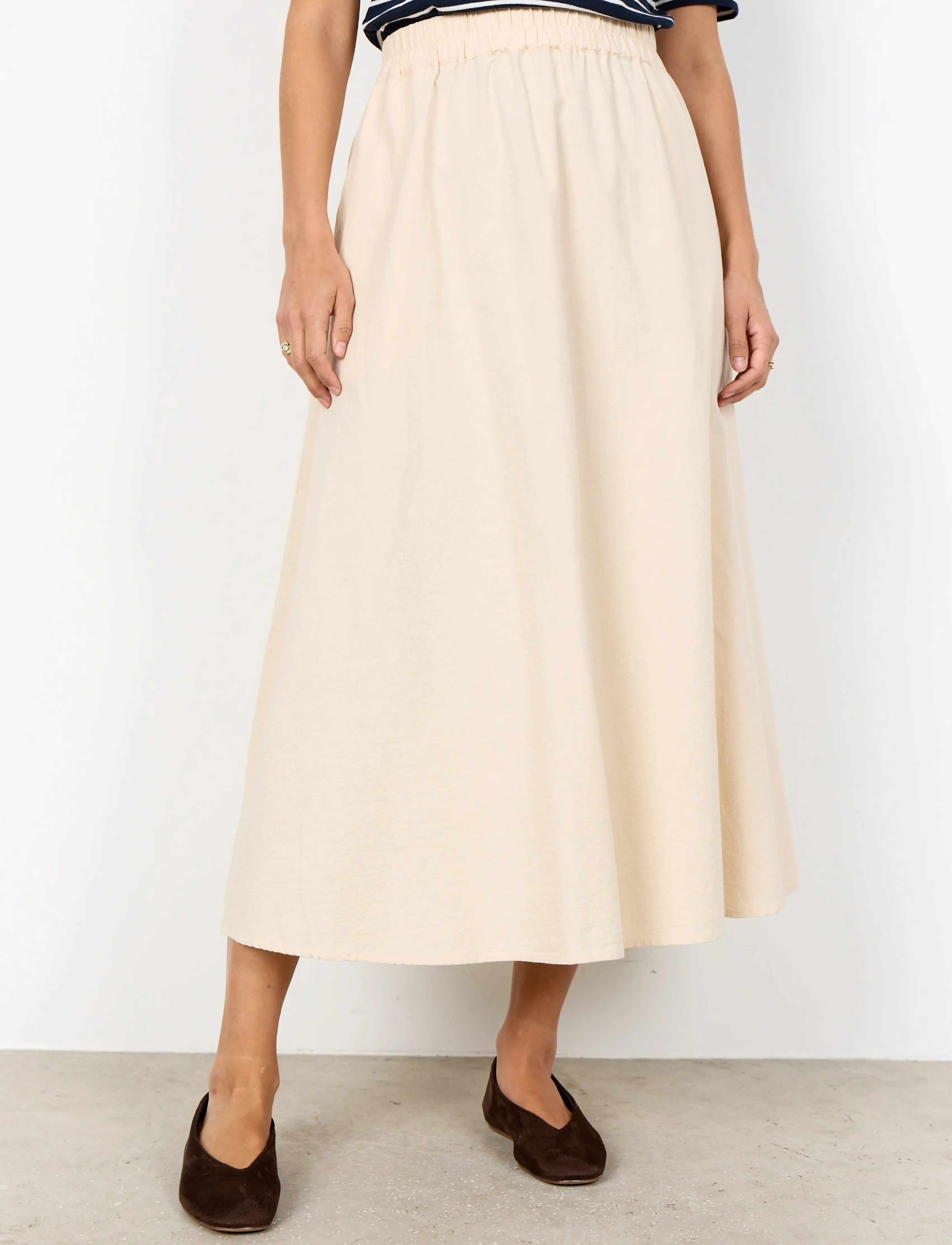 Soyaconcept - SC-CISSIE - midiskjørt - 1500 sand - 3