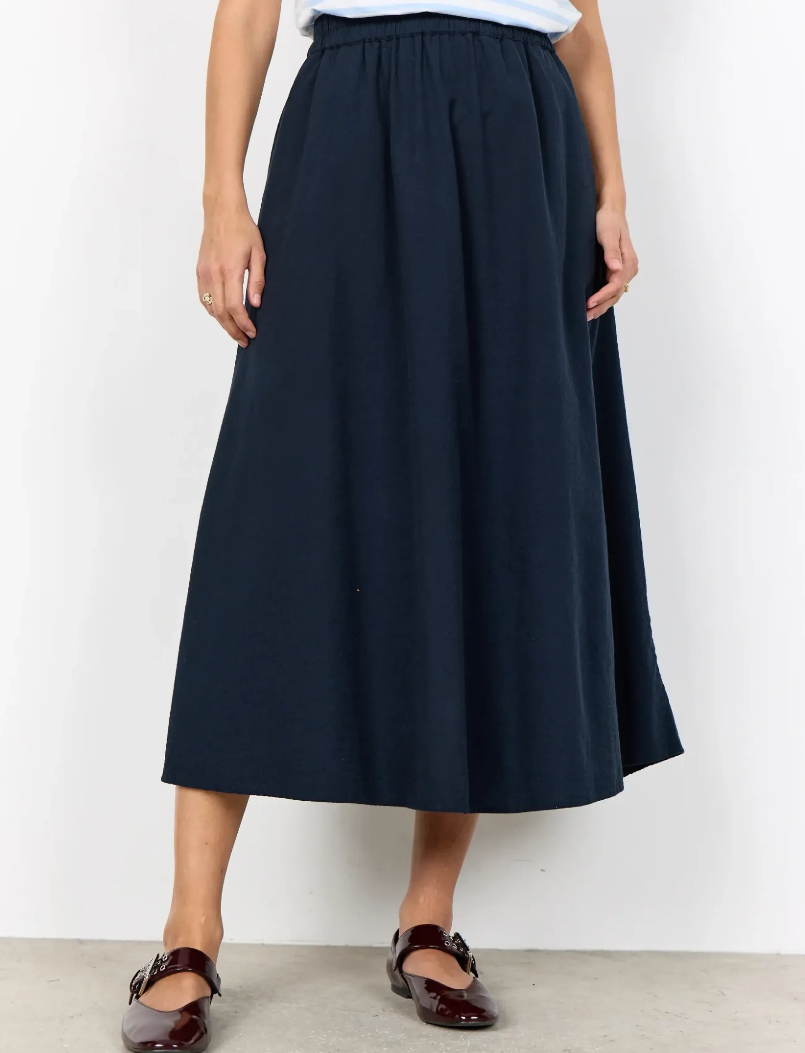 Soyaconcept - SC-CISSIE - midi kjolar - 6910 navy - 2