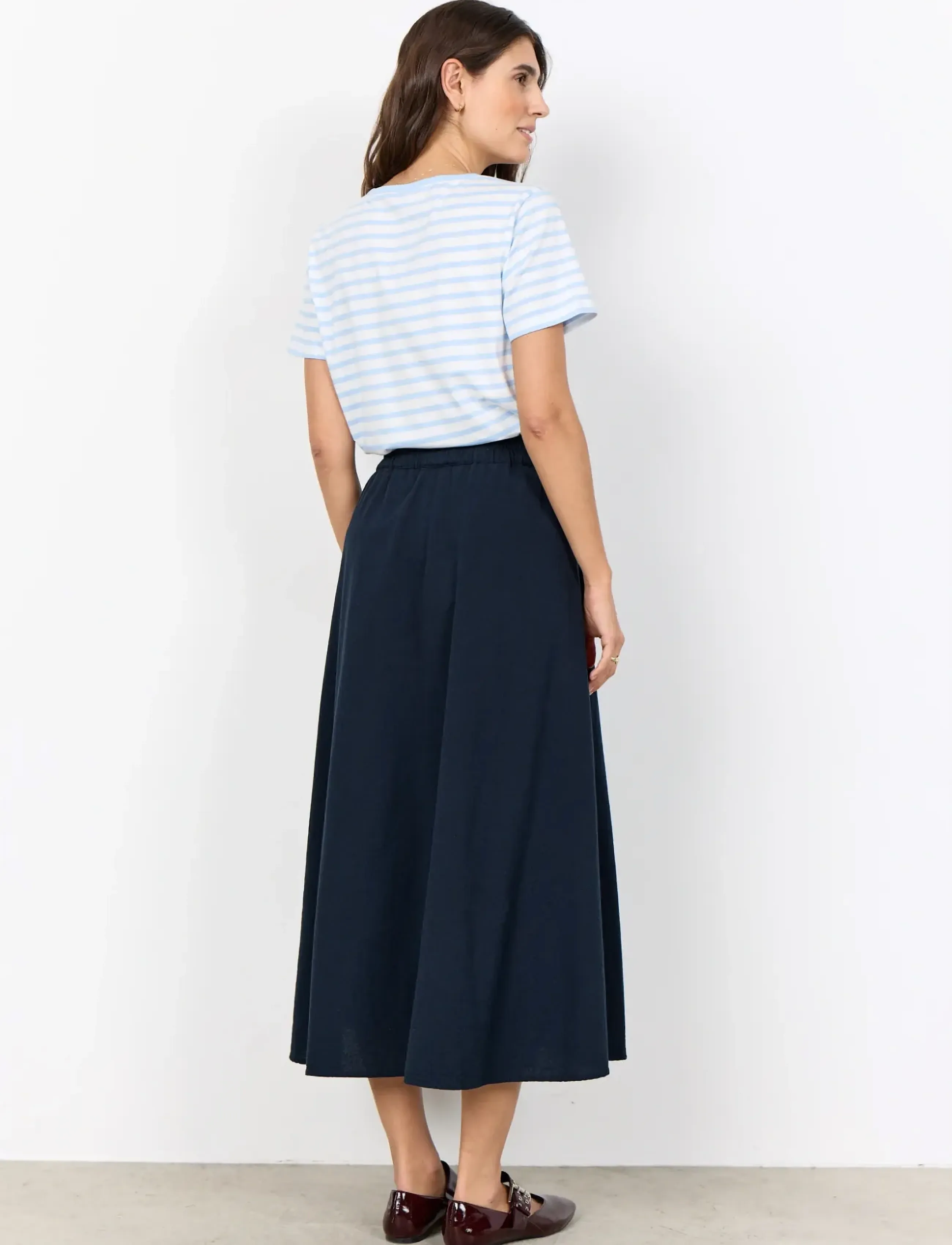 Soyaconcept - SC-CISSIE - midi kjolar - 6910 navy - 4