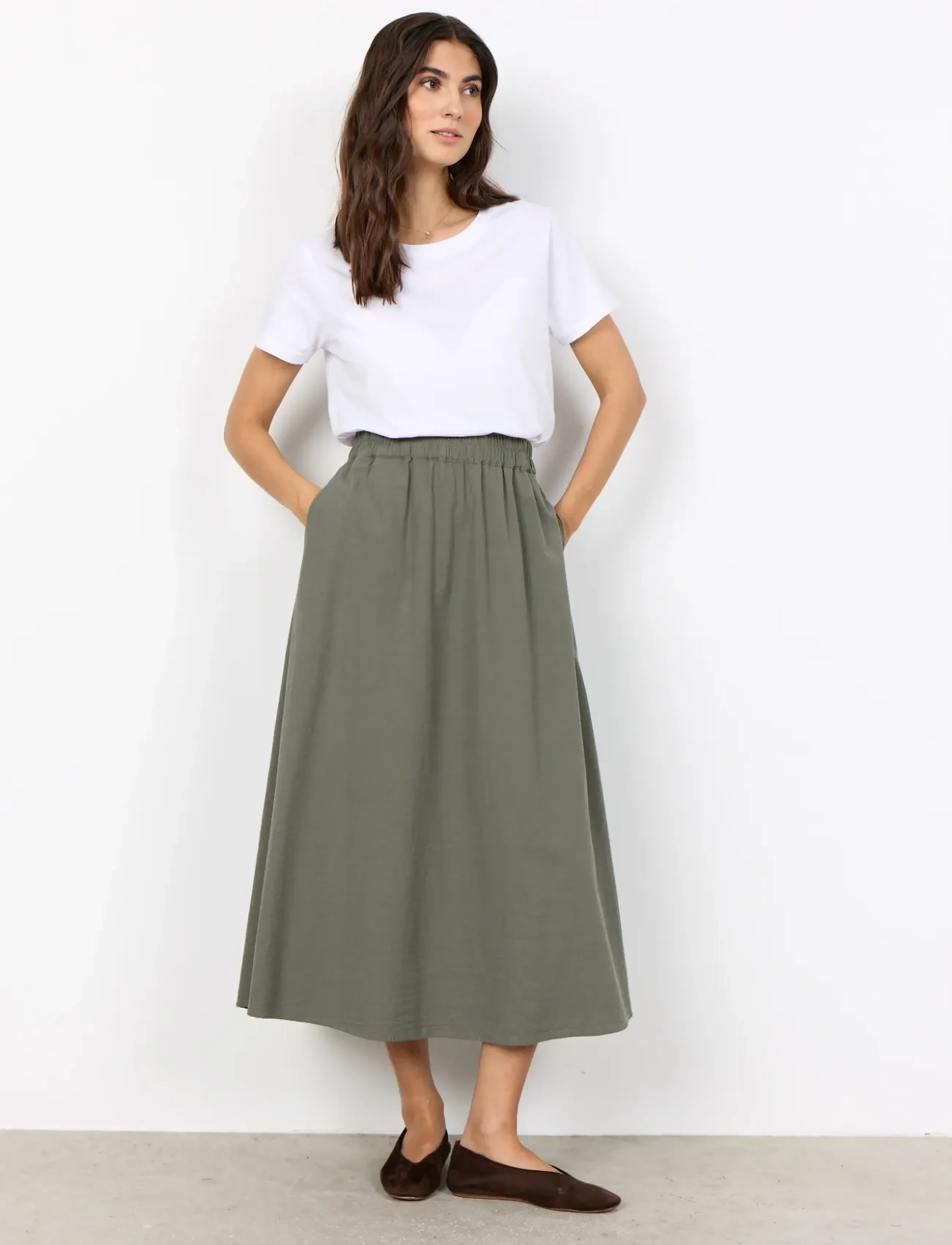 Soyaconcept - SC-CISSIE - midi kjolar - 7390 misty - 4