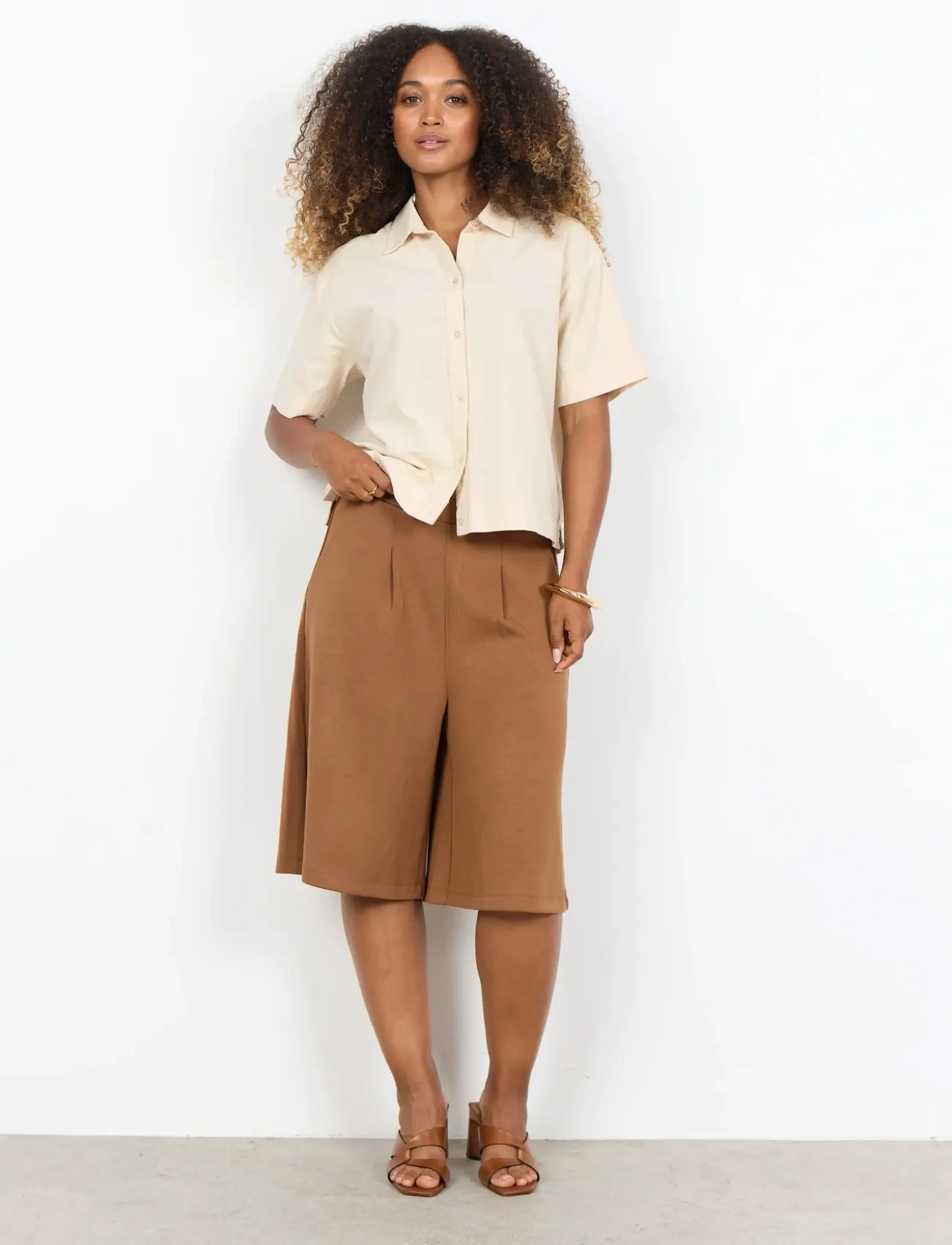 Soyaconcept - SC-CISSIE - short-sleeved shirts - 1500 sand - 4
