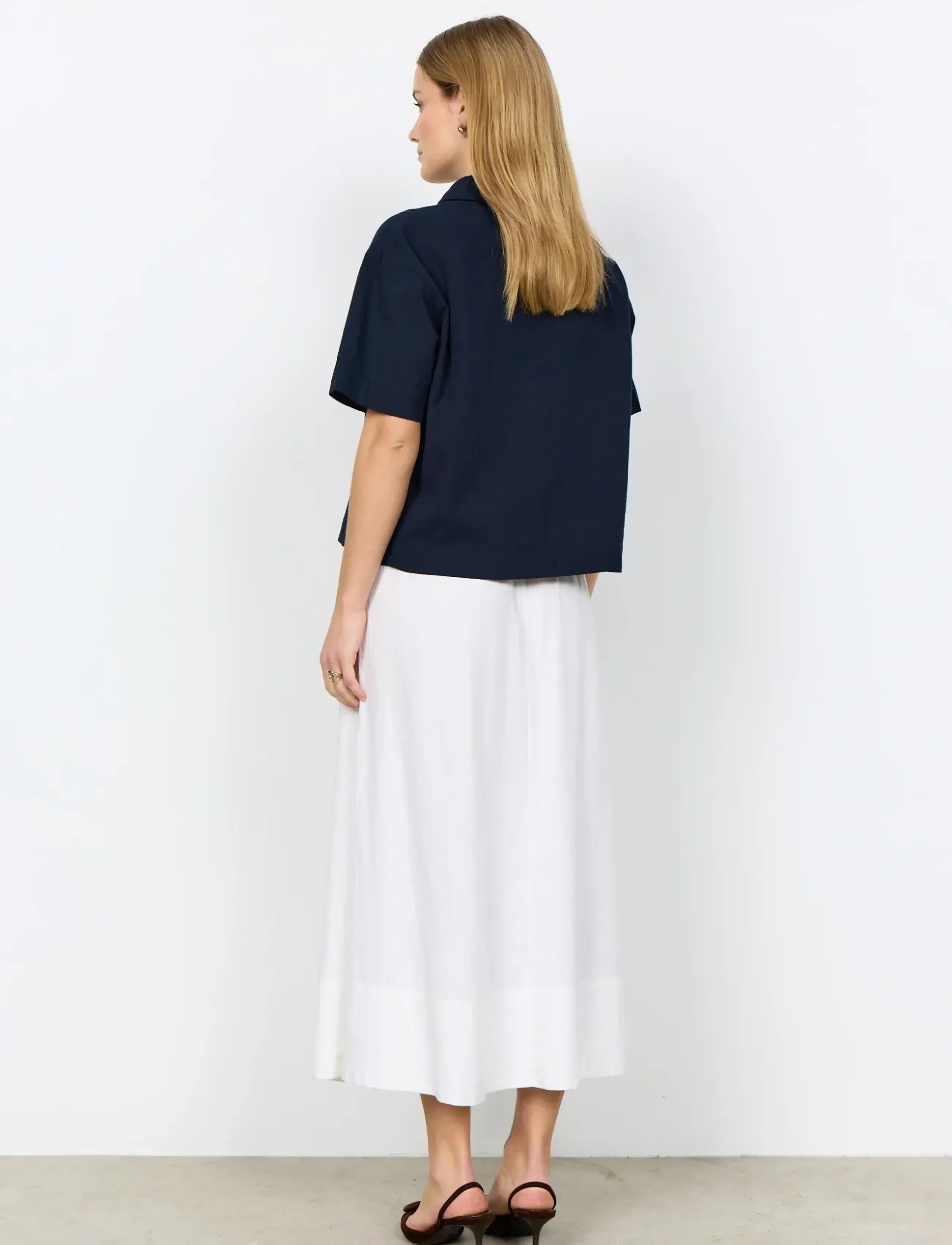 Soyaconcept - SC-CISSIE - lühikeste varrukatega särgid - 6910 navy - 3