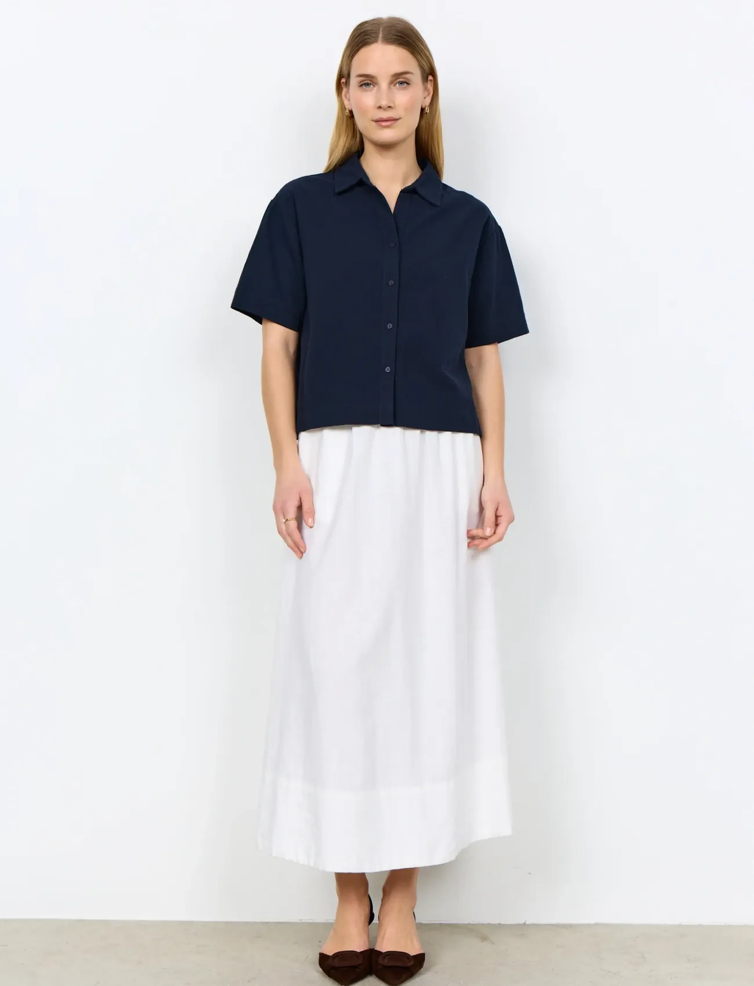 Soyaconcept - SC-CISSIE - lühikeste varrukatega särgid - 6910 navy - 4
