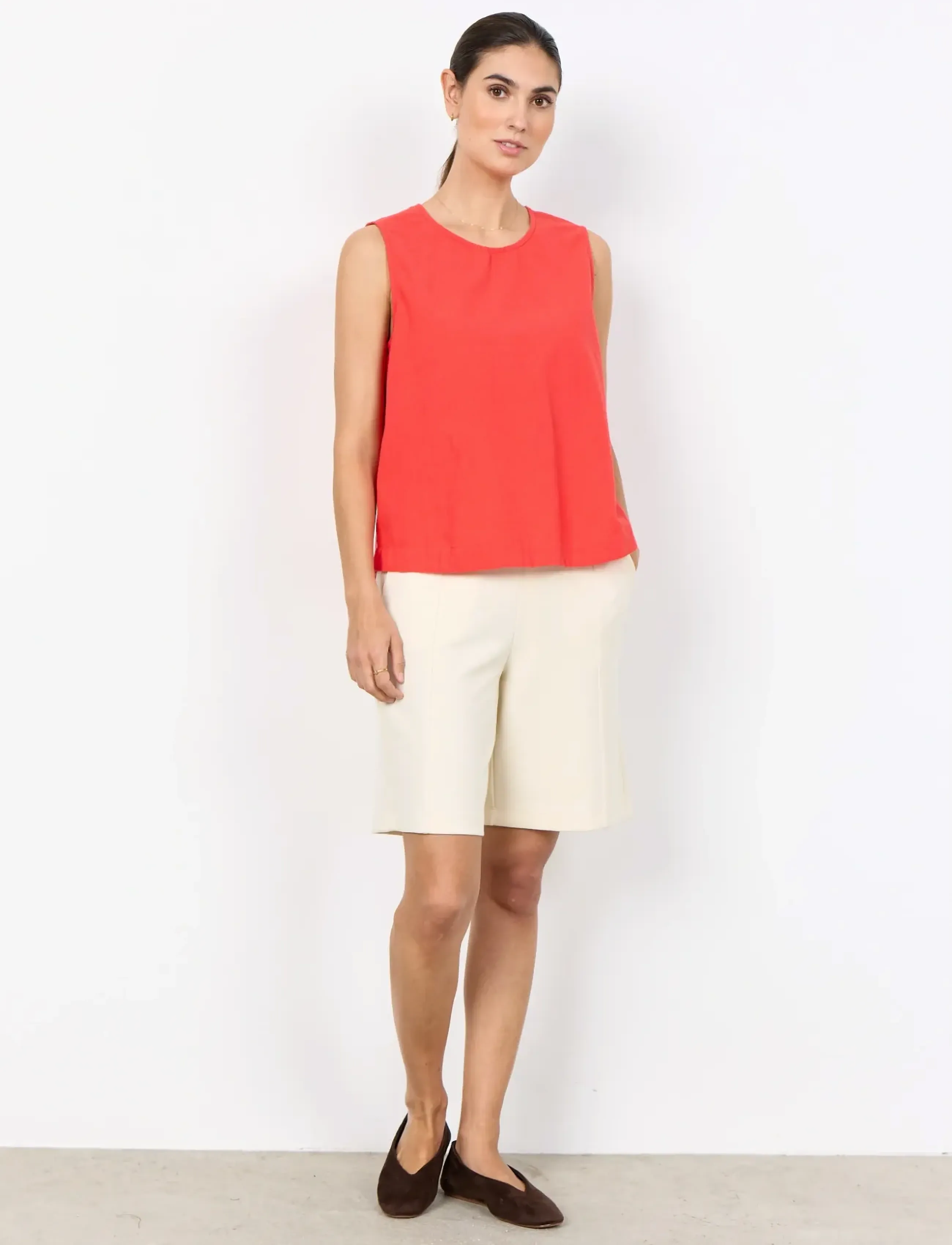Soyaconcept - SC-CISSIE - Ärmellose tops - 4030 bittersweet - 4