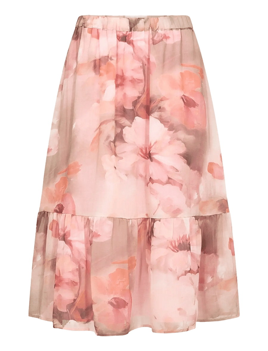 Soyaconcept - SC-CARMEN - midi kjolar - 4120c rose combi - 1