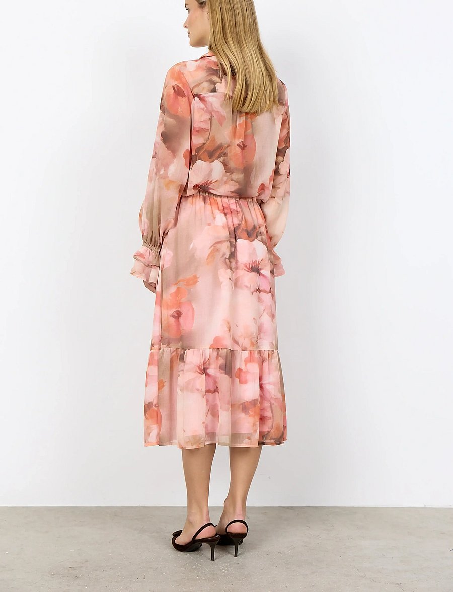 Soyaconcept - SC-CARMEN - midi kjolar - 4120c rose combi - 4