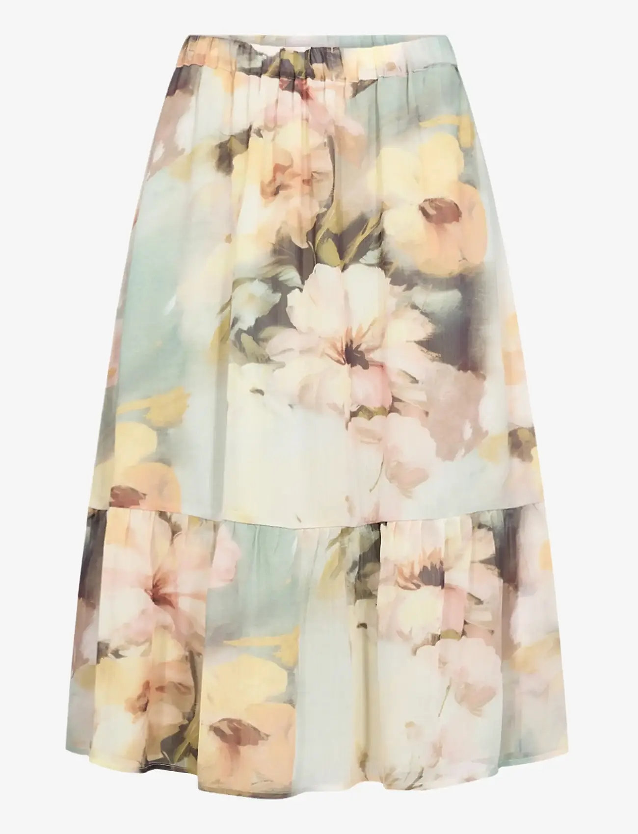 Soyaconcept - SC-CARMEN - midi kjolar - 7100c bok choy combi - 1