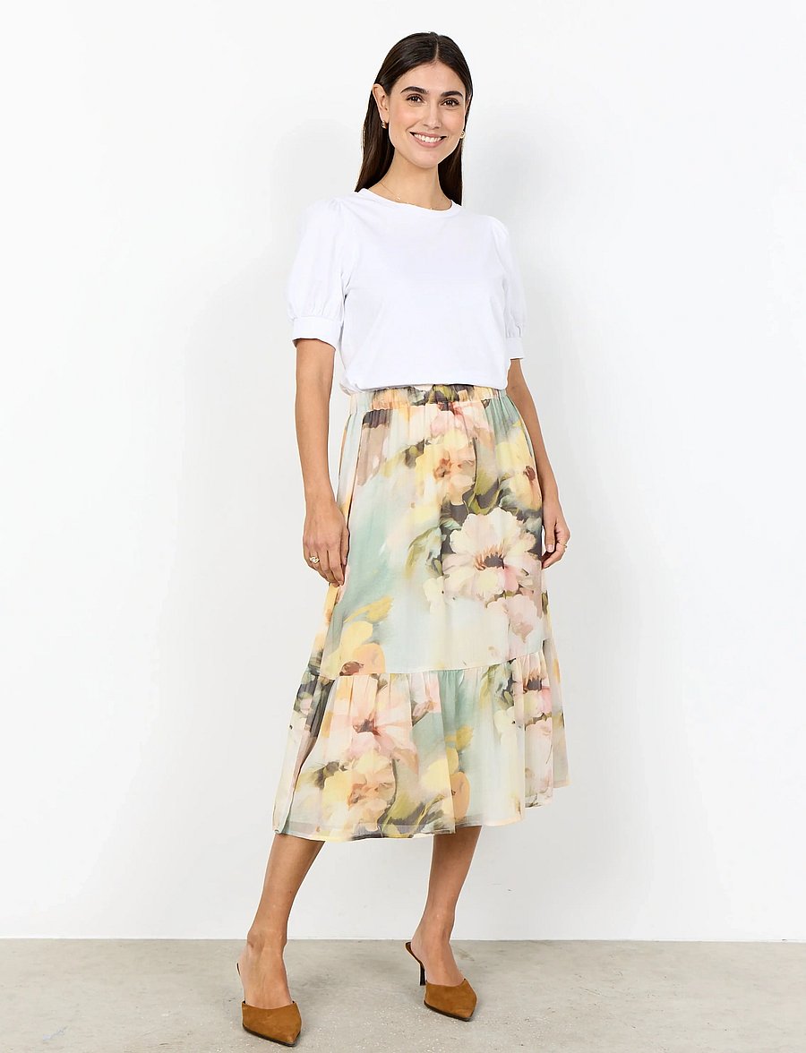 Soyaconcept - SC-CARMEN - midi-röcke - 7100c bok choy combi - 0