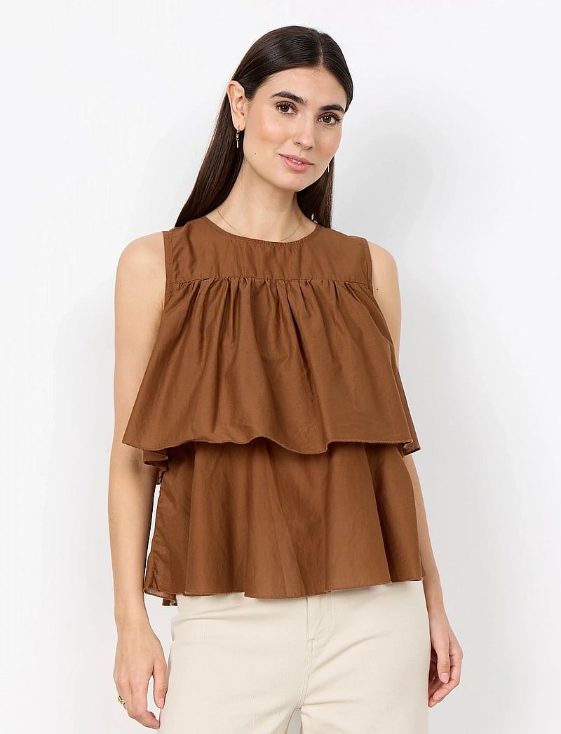 Soyaconcept - SC-CALISTE - Ärmellose tops - 8710 toffee - 3