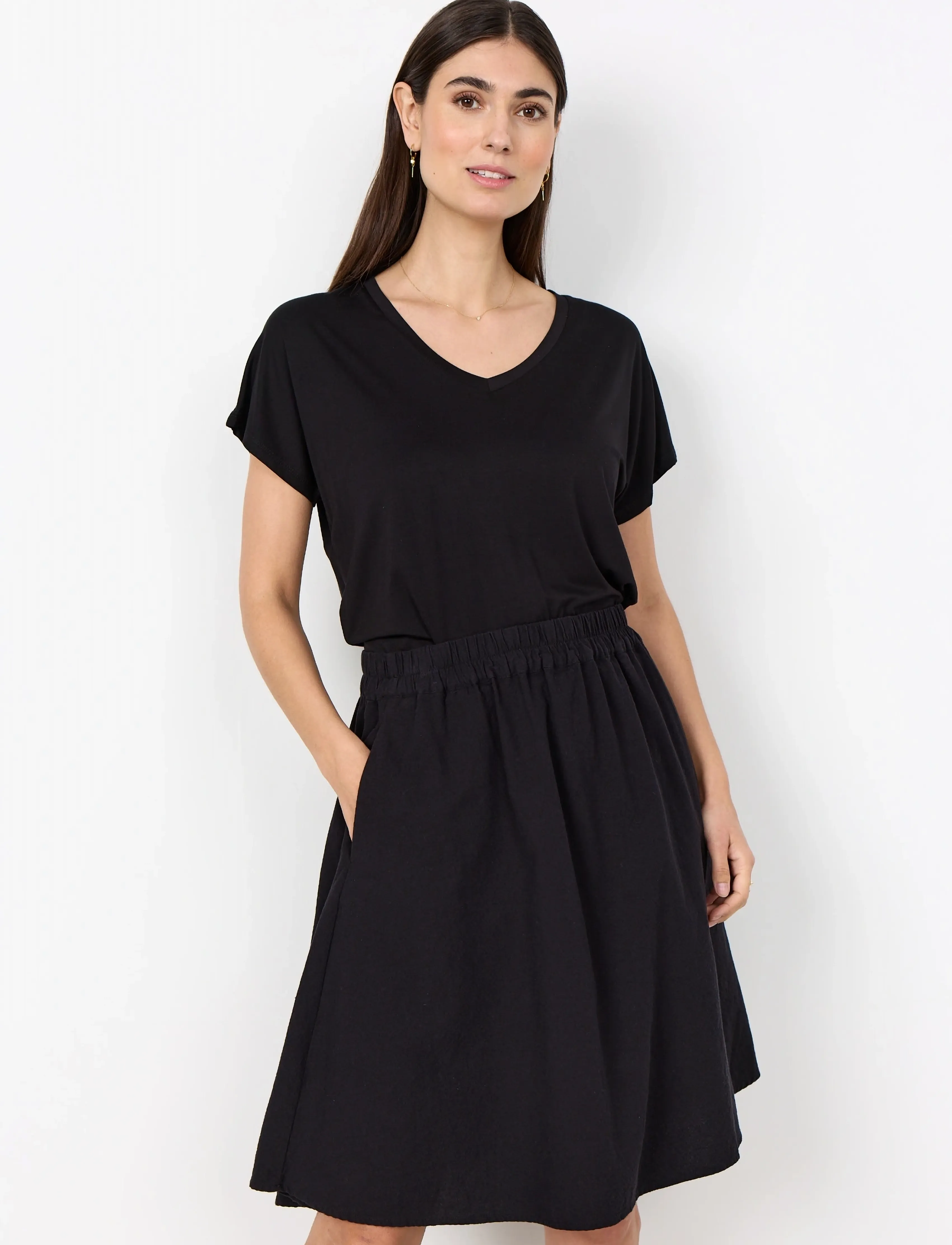 Soyaconcept SC-CISSIE - Midi nederdele - 9999 BLACK / black