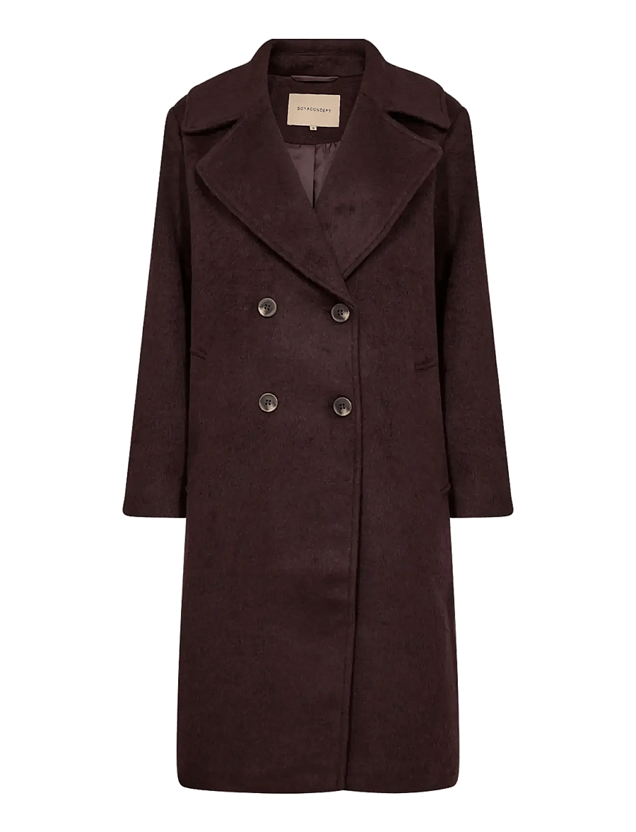 Soyaconcept - SC-GARBIE - winterjacken - 98980 chocolate plum melange - 1