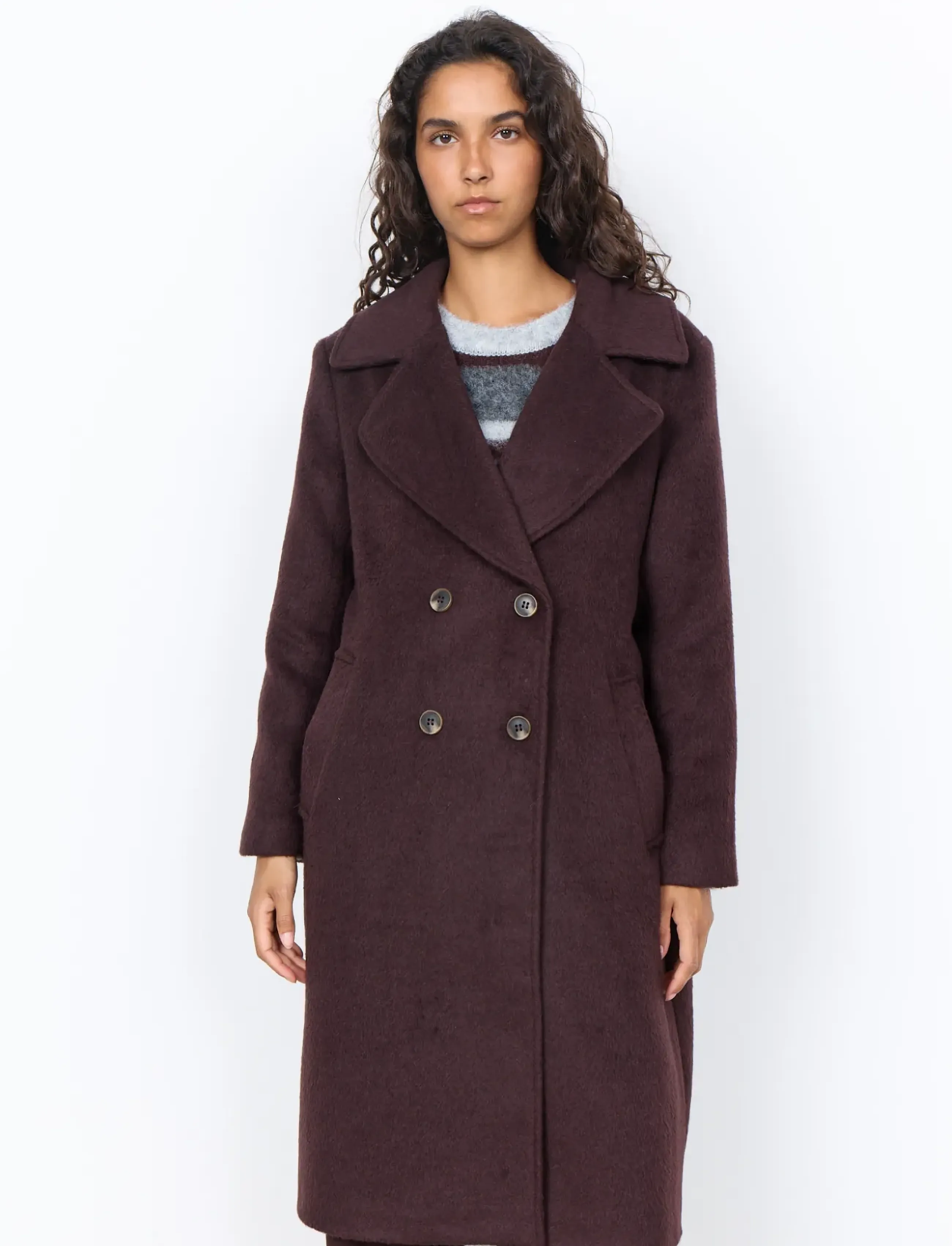 Soyaconcept SC-GARBIE - Soyaconcept - 98980 CHOCOLATE PLUM MELANGE / burgundy