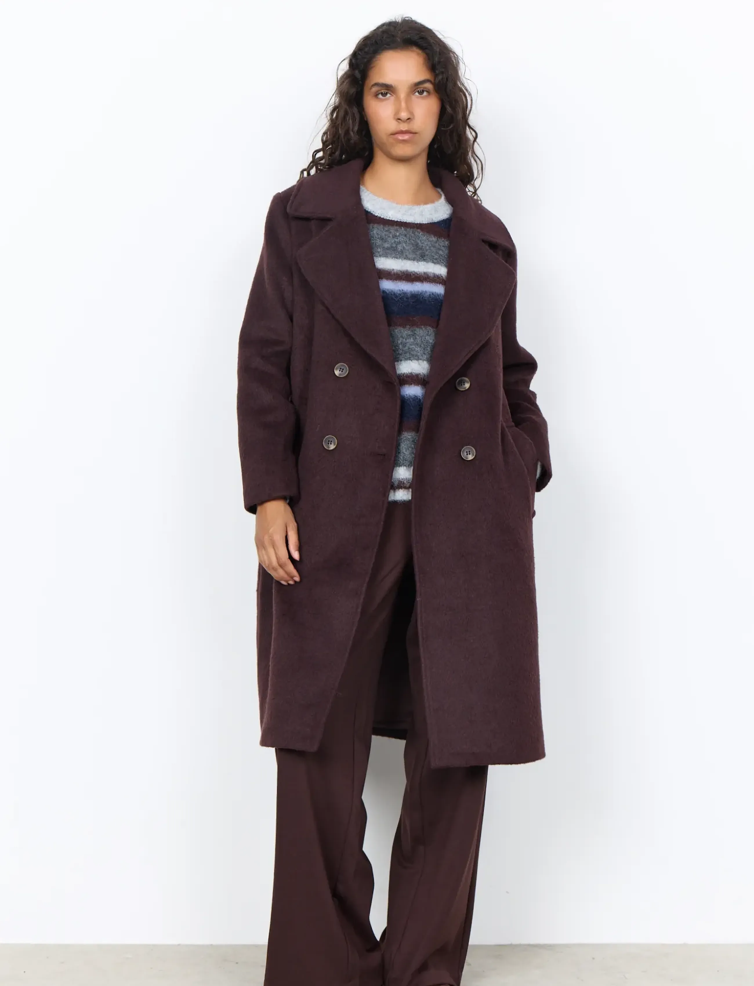 Soyaconcept - SC-GARBIE - winterjacken - 98980 chocolate plum melange - 4