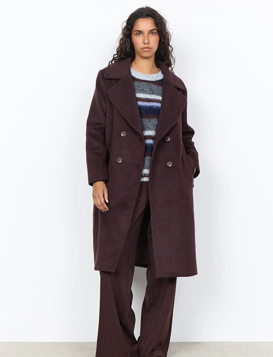 Soyaconcept - SC-GARBIE - winterjacken - 98980 chocolate plum melange - 4