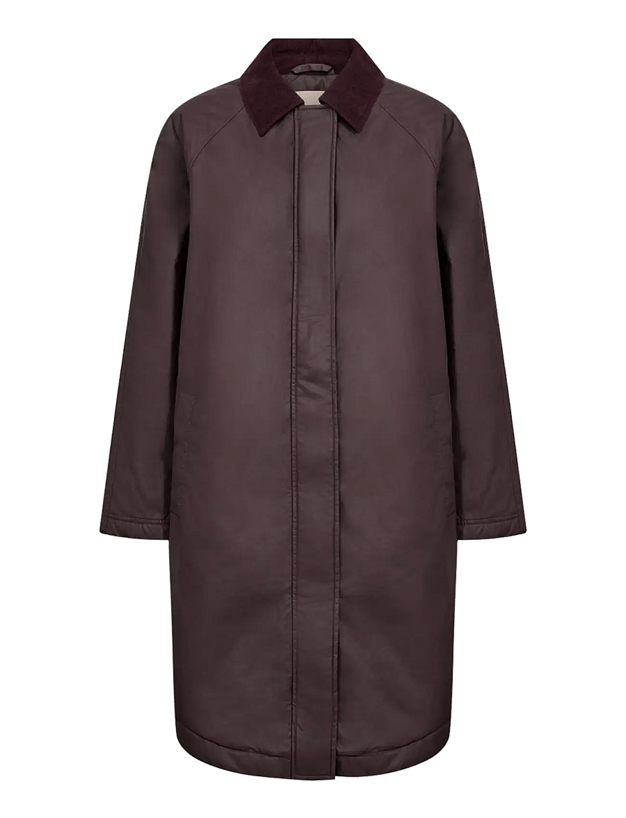 Soyaconcept - SC-GIA - trenchcoats - 8980 chocolate plum - 1