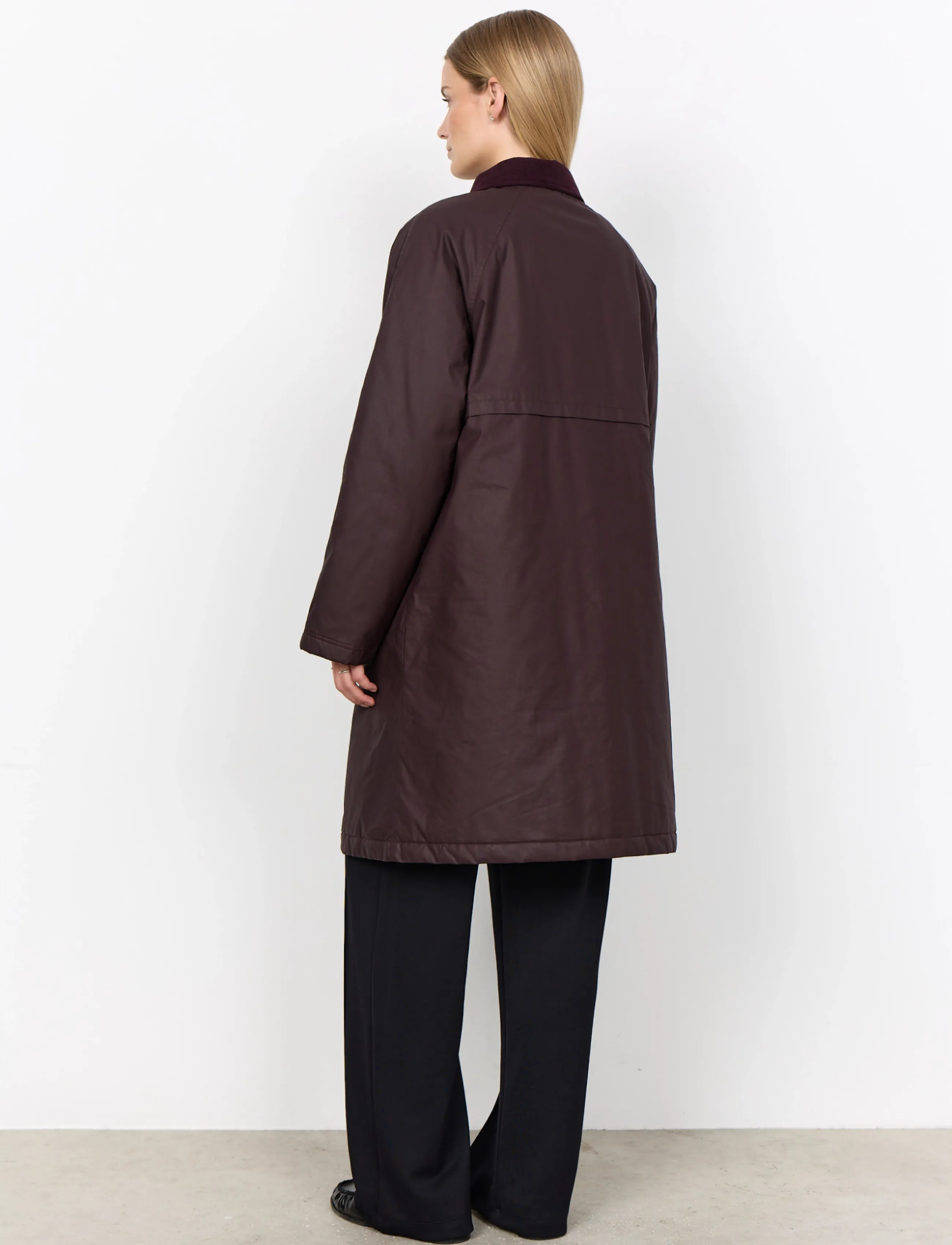 Soyaconcept - SC-GIA - trench coats - 8980 chocolate plum - 3