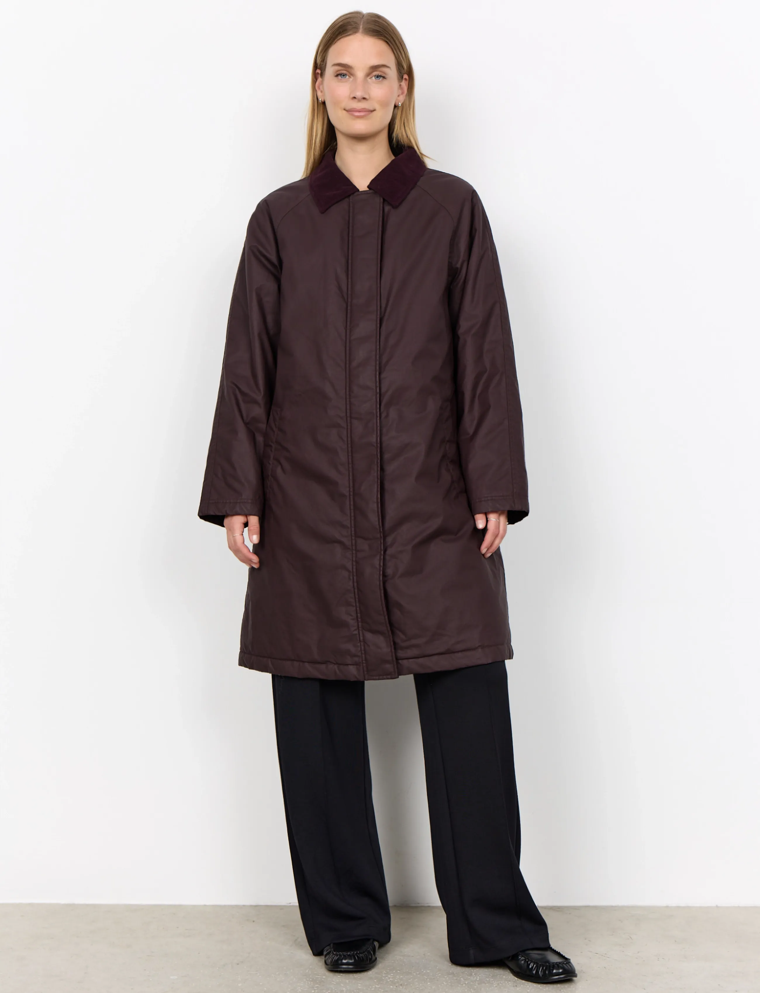 Soyaconcept - SC-GIA - trench coats - 8980 chocolate plum - 4