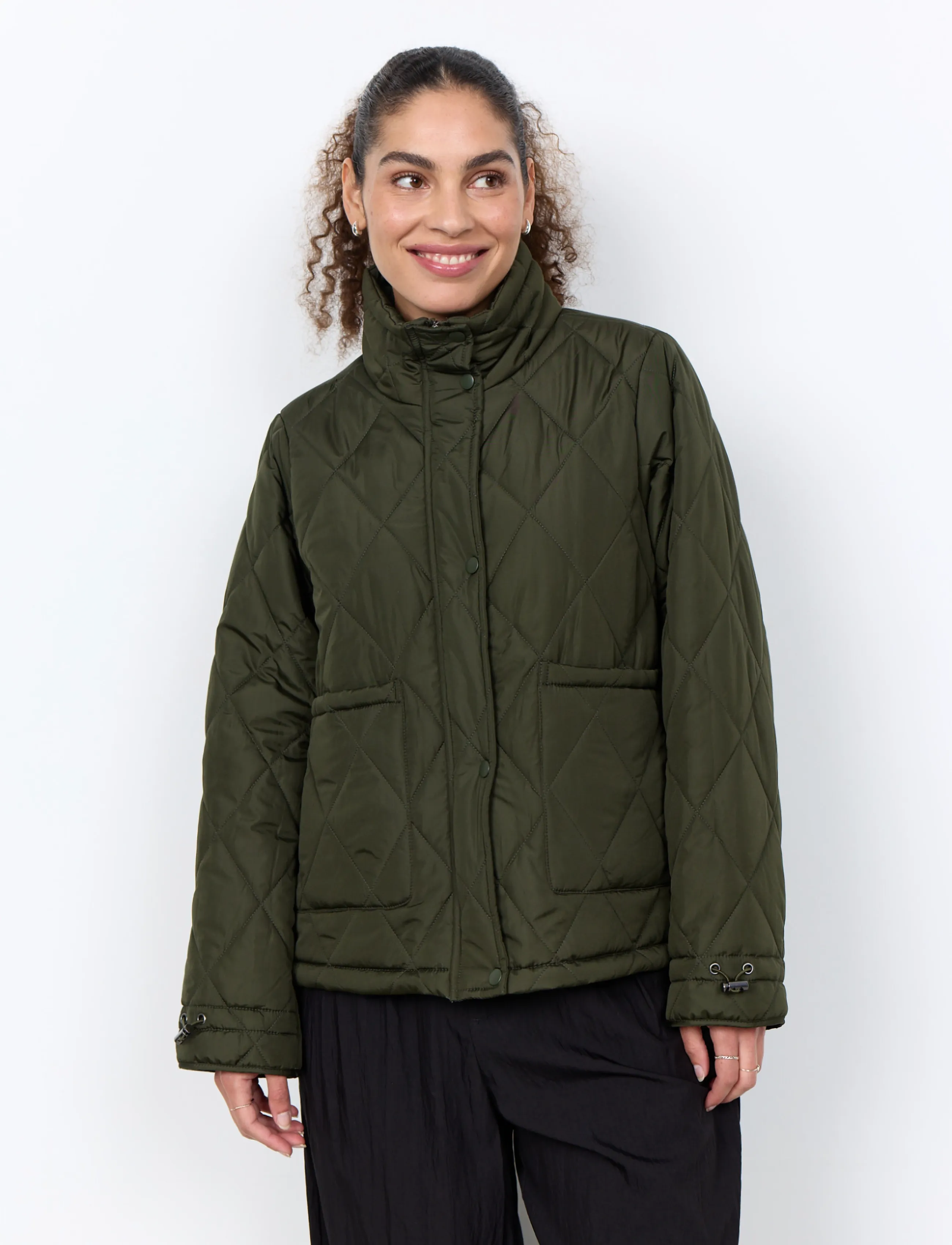 Soyaconcept SC-FENYA - Jackets - 7974 FOREST NIGHT / khaki/green