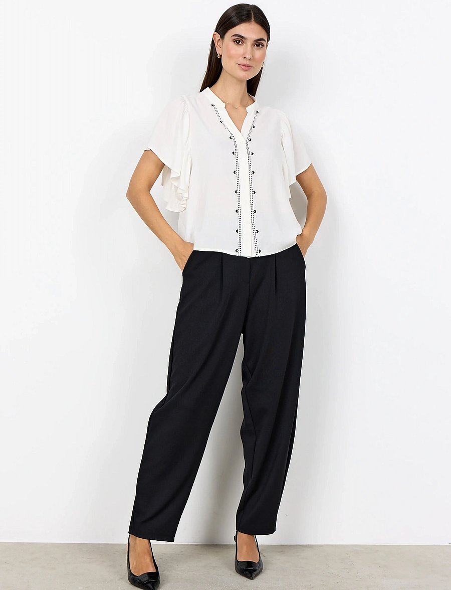 Soyaconcept - SC-RADIA - kortärmade skjortor - 1100 offwhite - 3