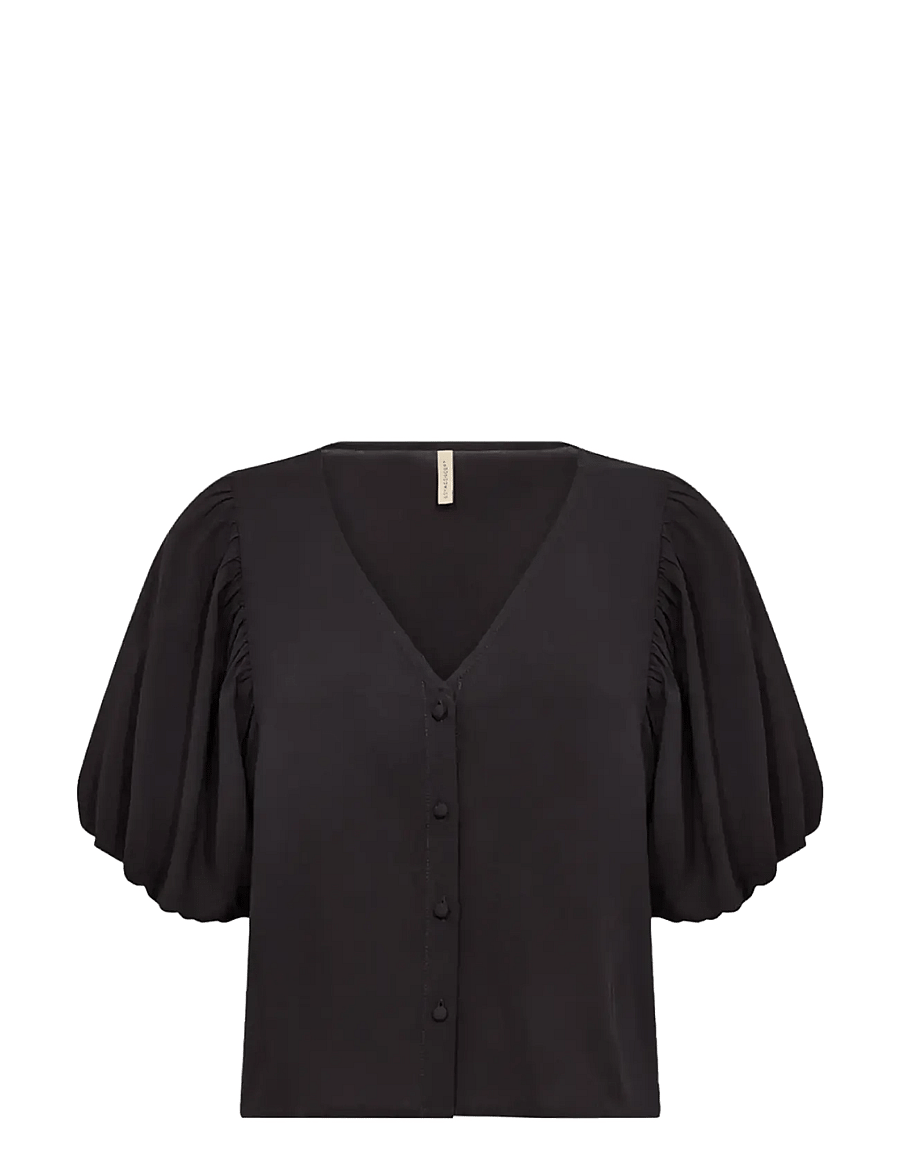 Soyaconcept - SC-RADIA - kortärmade blusar - 9999 black - 1