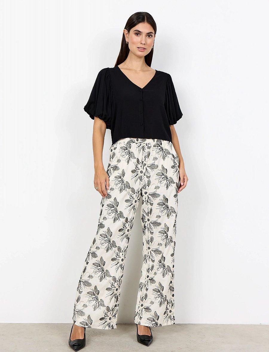 Soyaconcept - SC-RADIA - kortärmade blusar - 9999 black - 3
