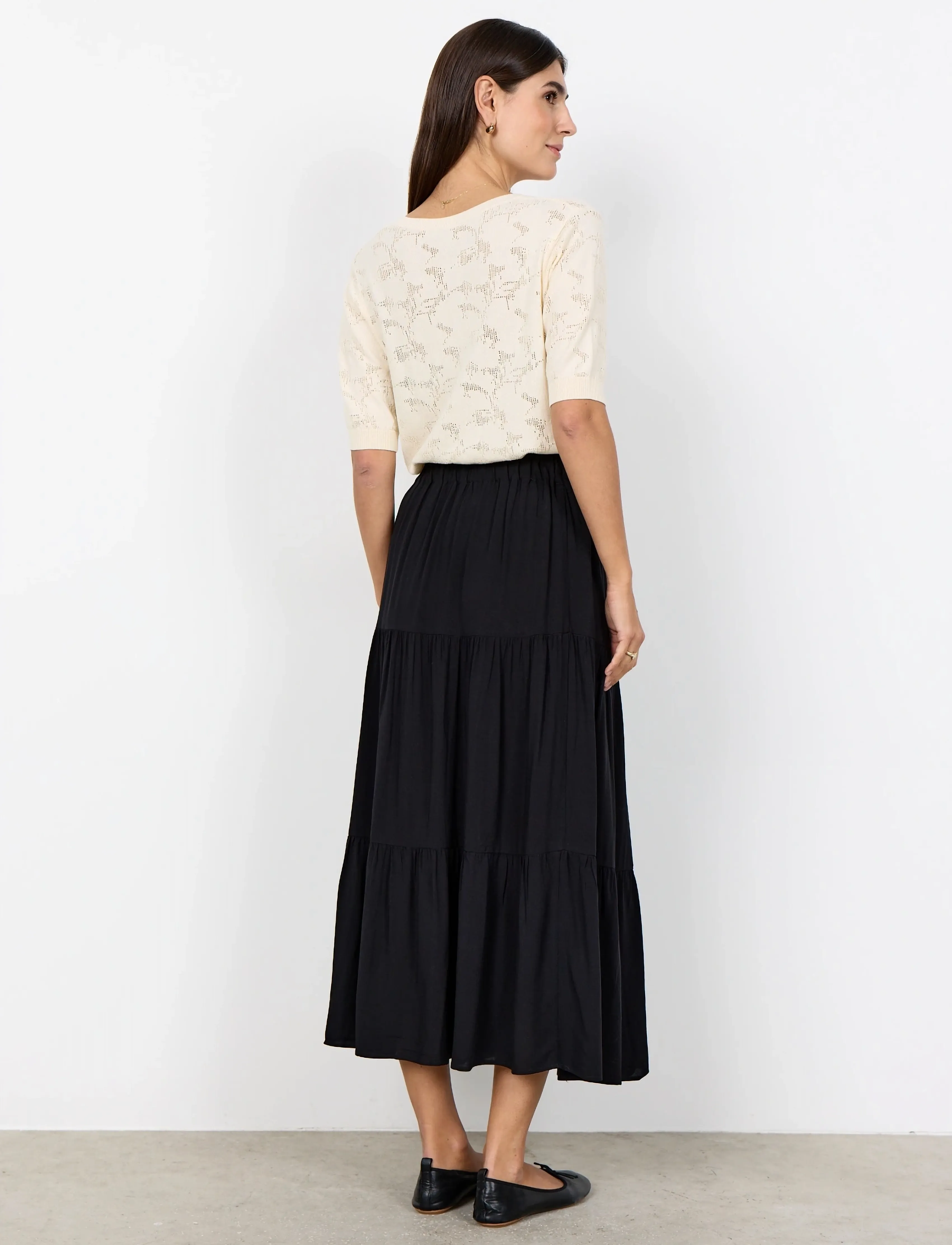Soyaconcept - SC-RADIA - maxi nederdele - 9999 black - 4