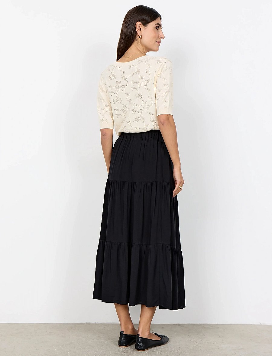 Soyaconcept - SC-RADIA - maxikjolar - 9999 black - 4