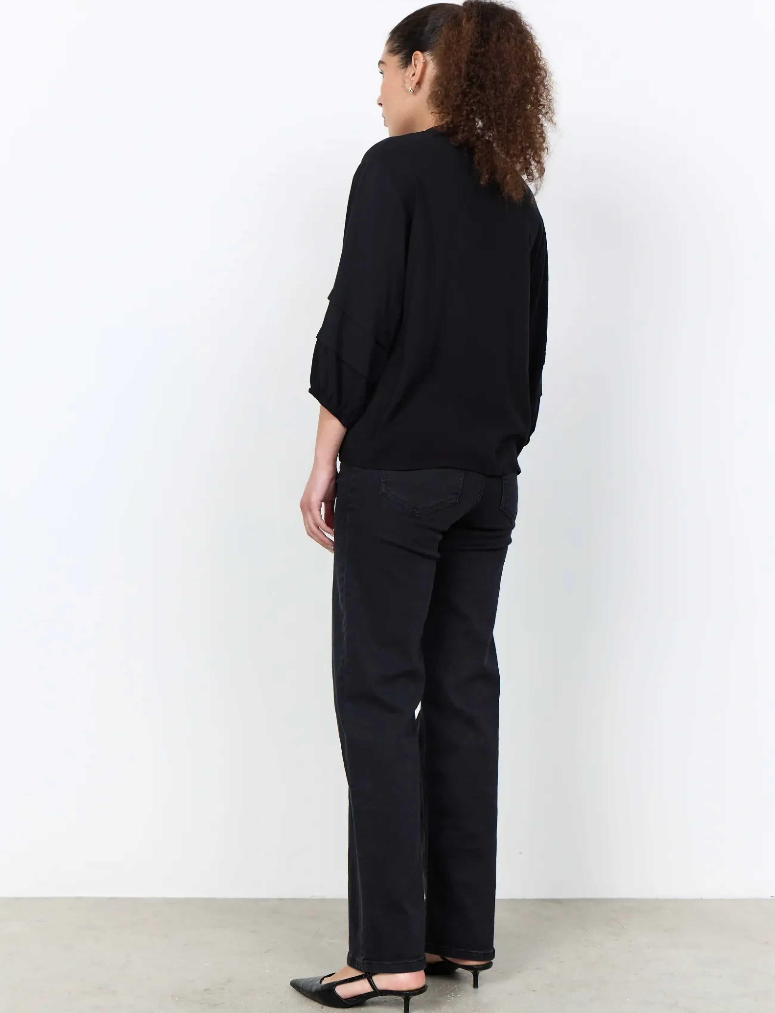 Soyaconcept - SC-RADIA - kurzärmlige hemden - 9999 black - 3