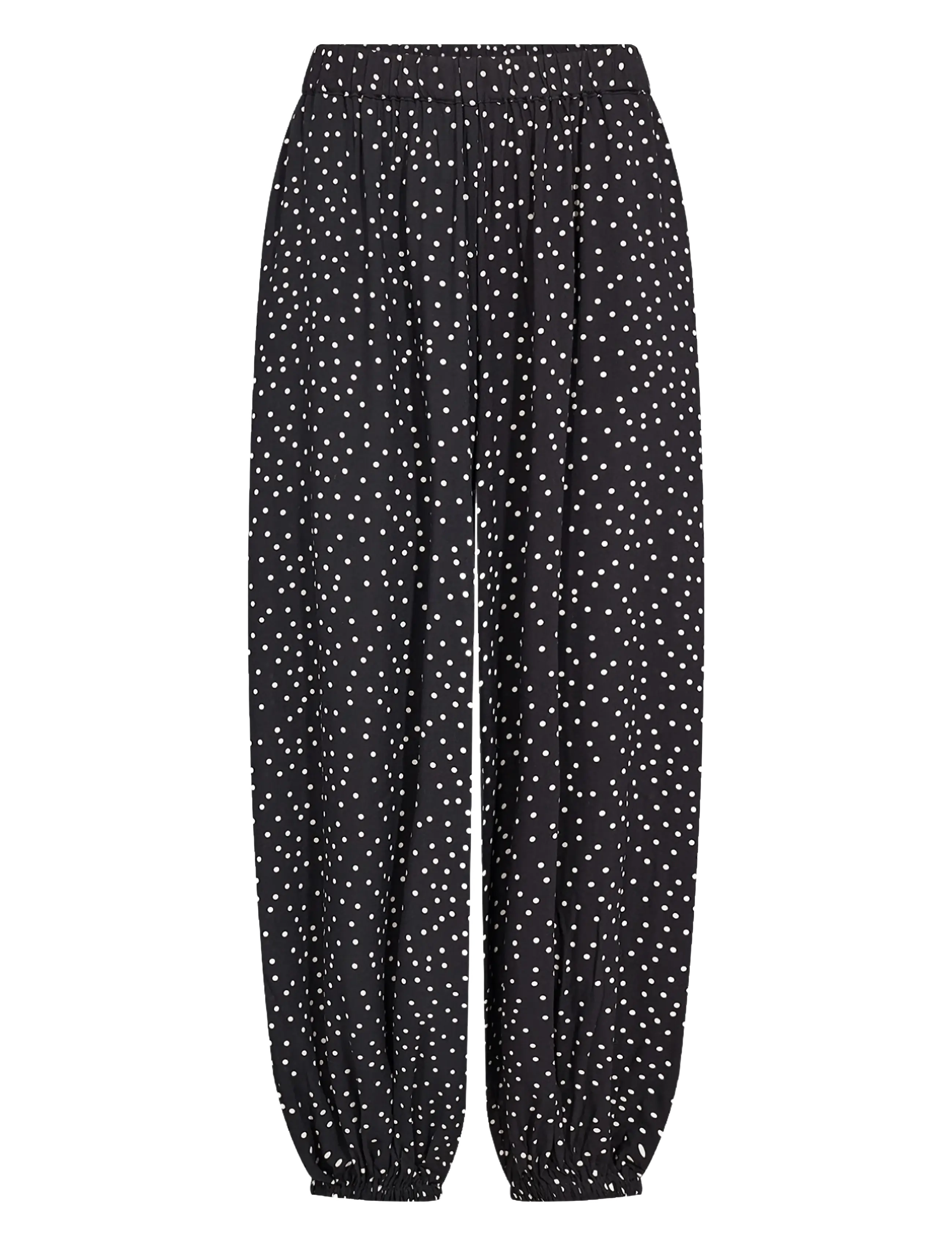 Soyaconcept - SC-GILDA - barrel trousers - 9999 black combi - 1