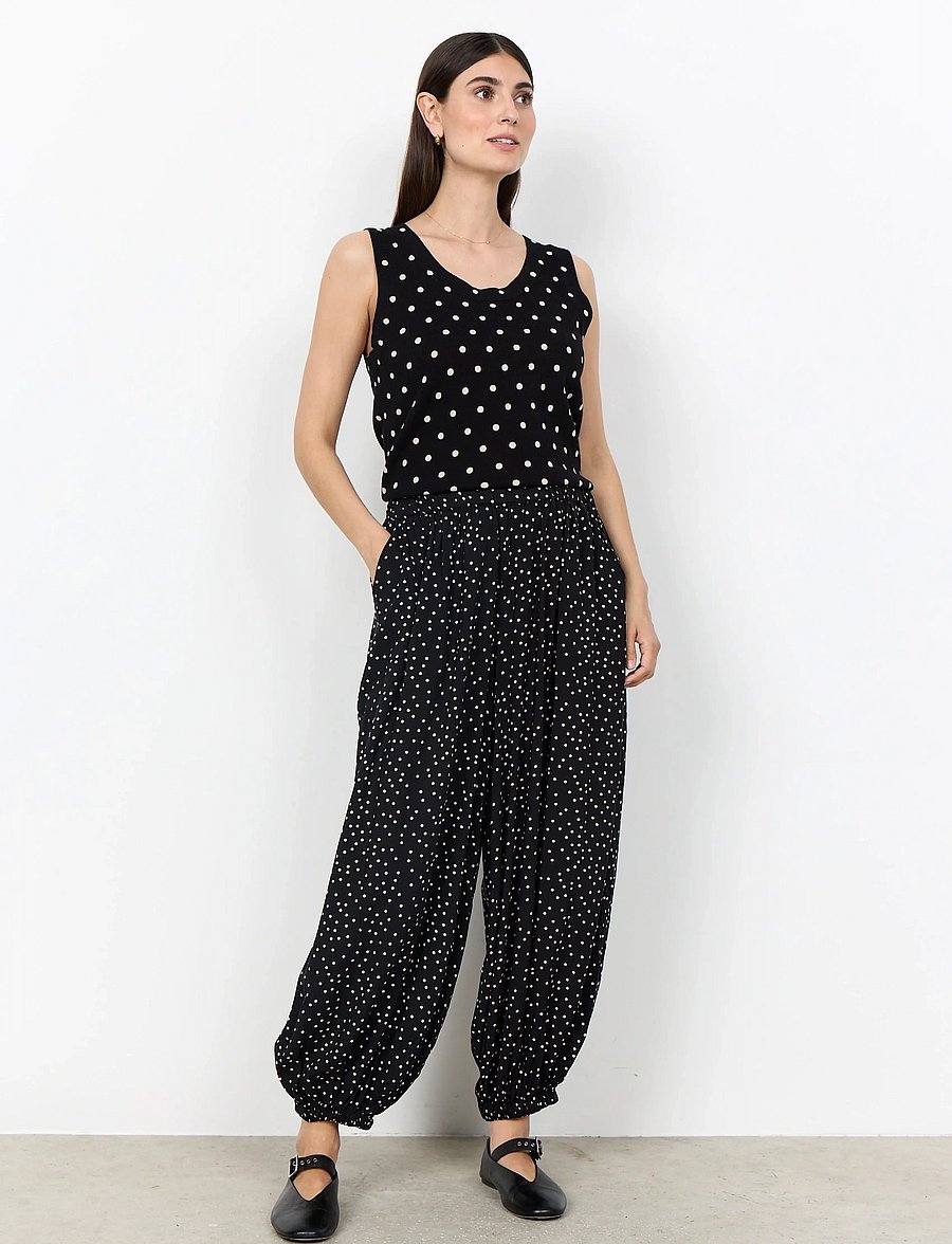 Soyaconcept - SC-GILDA - hosen mit geradem bein - 9999 black combi - 3