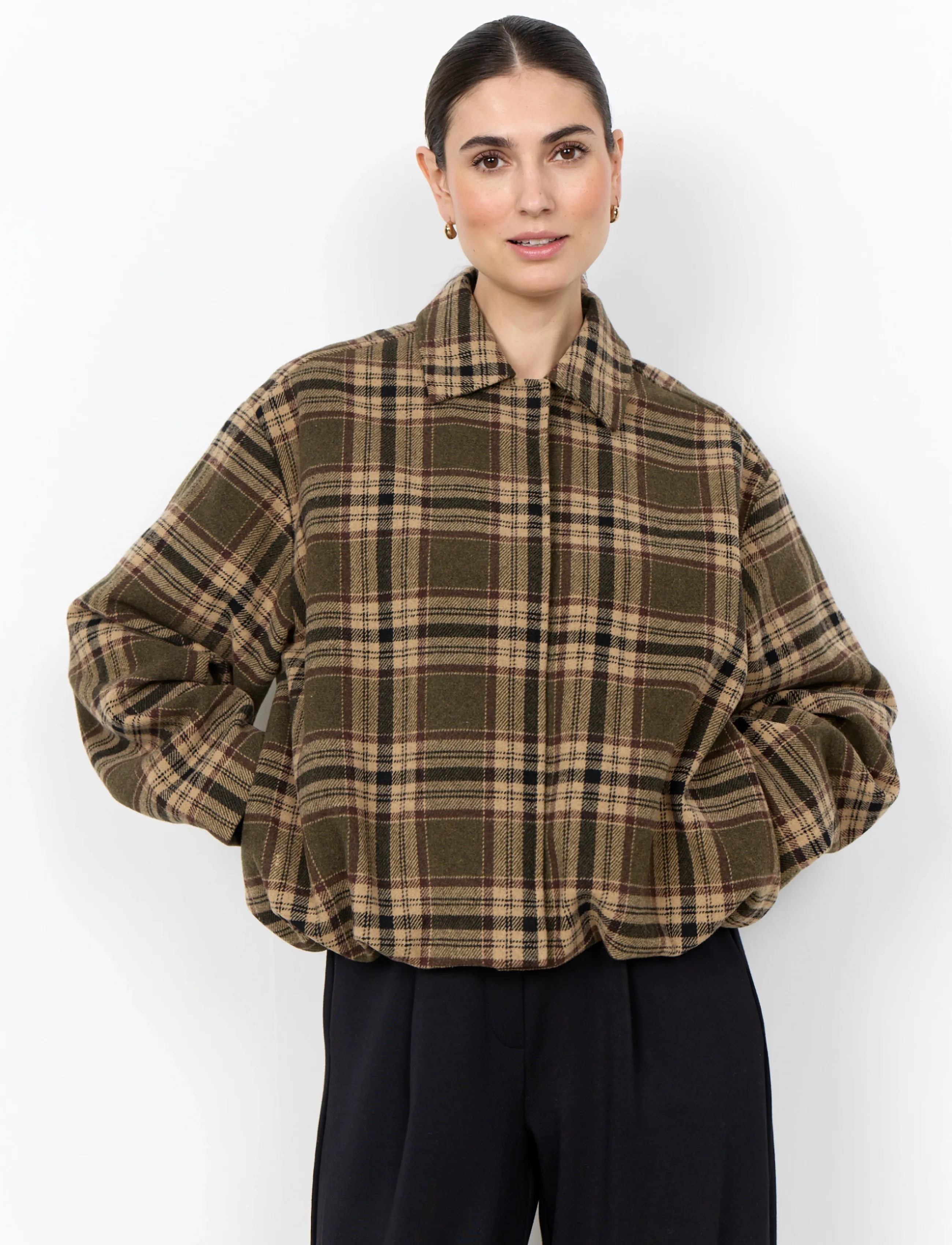 Soyaconcept SC-GERLINDE - Lette jakker - 7974 FOREST NIGHT COMBI / khaki/green