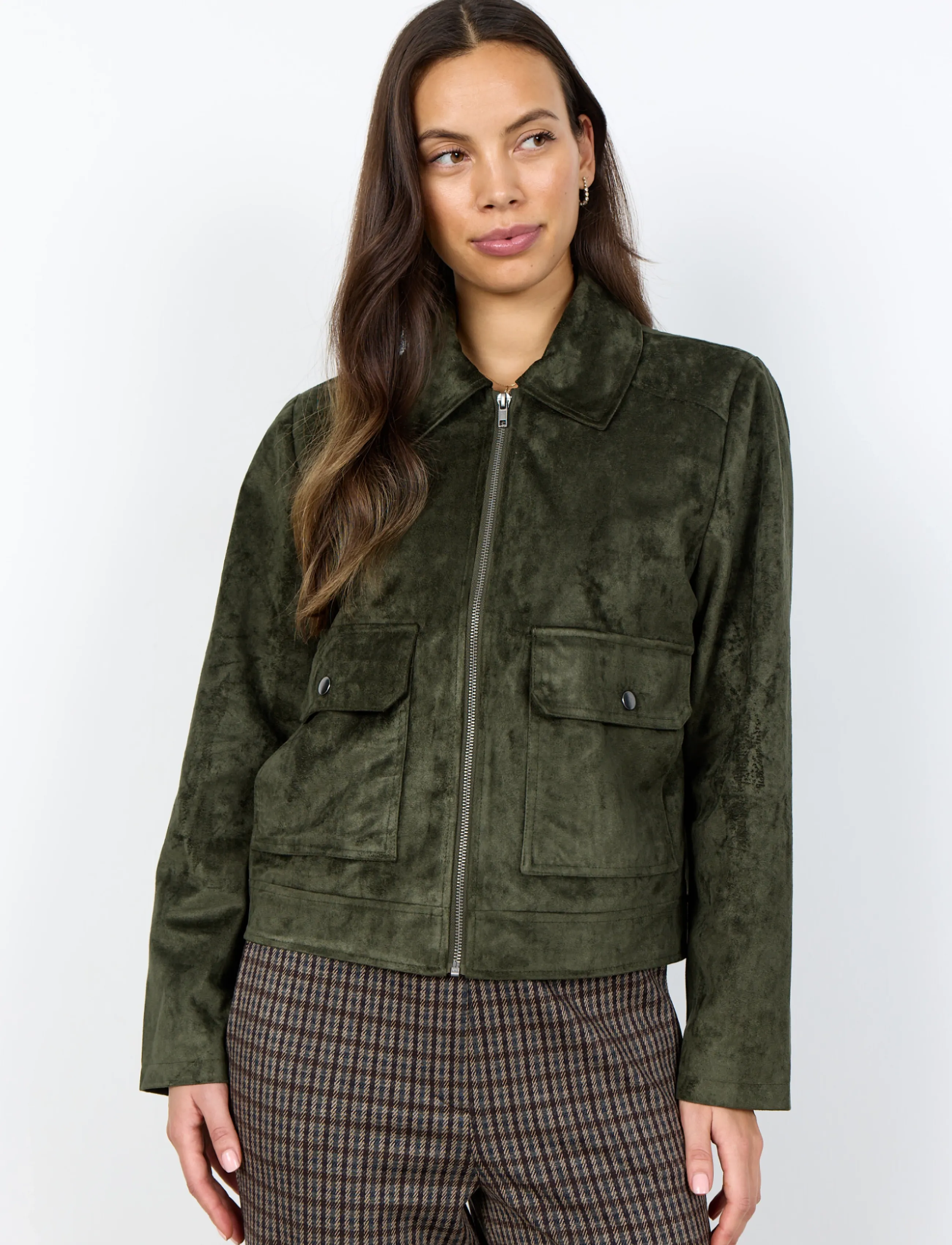 Soyaconcept SC-HAJRA - Joped - 7974 FOREST NIGHT / green