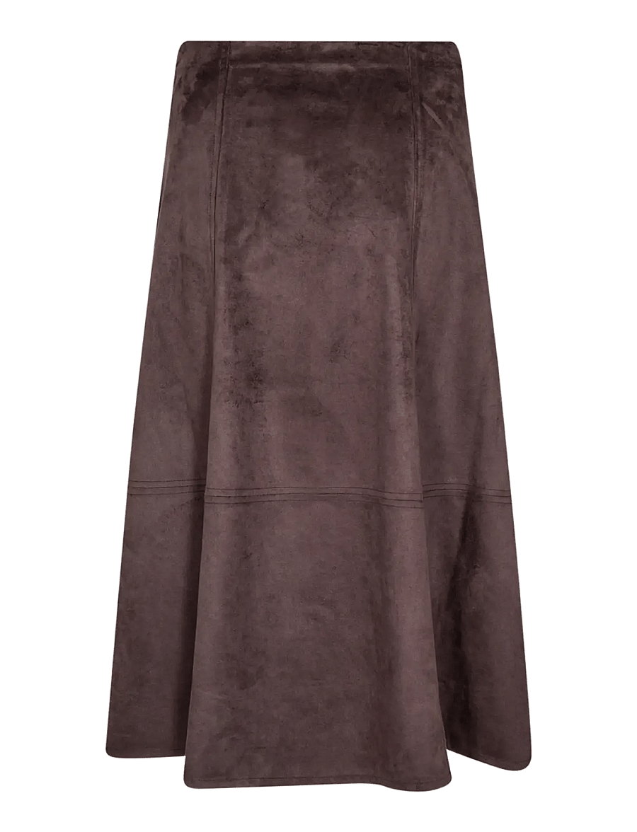 Soyaconcept - SC-HAJRA - midi nederdele - 8980 chocolate plum - 1