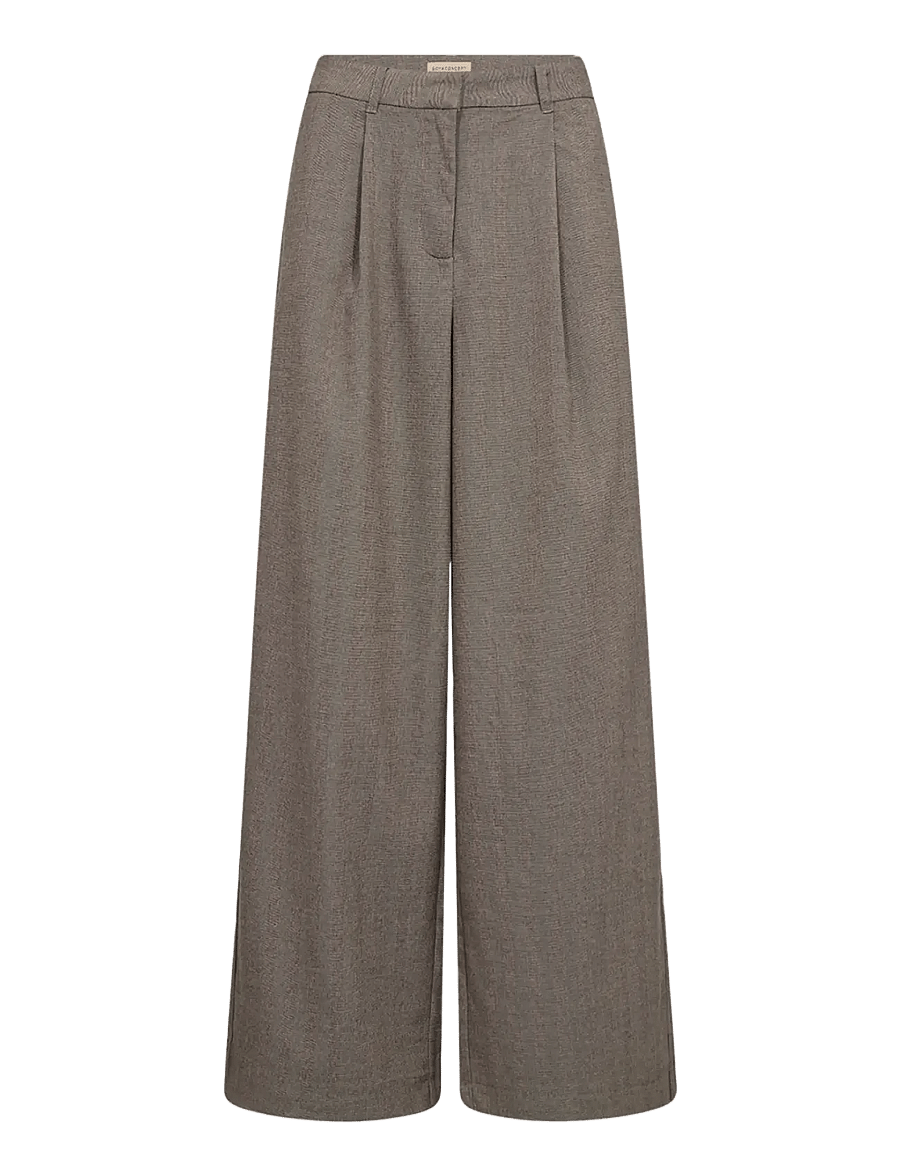Soyaconcept - SC-HAWO YD - vida byxor - 4495c madder brown combi - 1