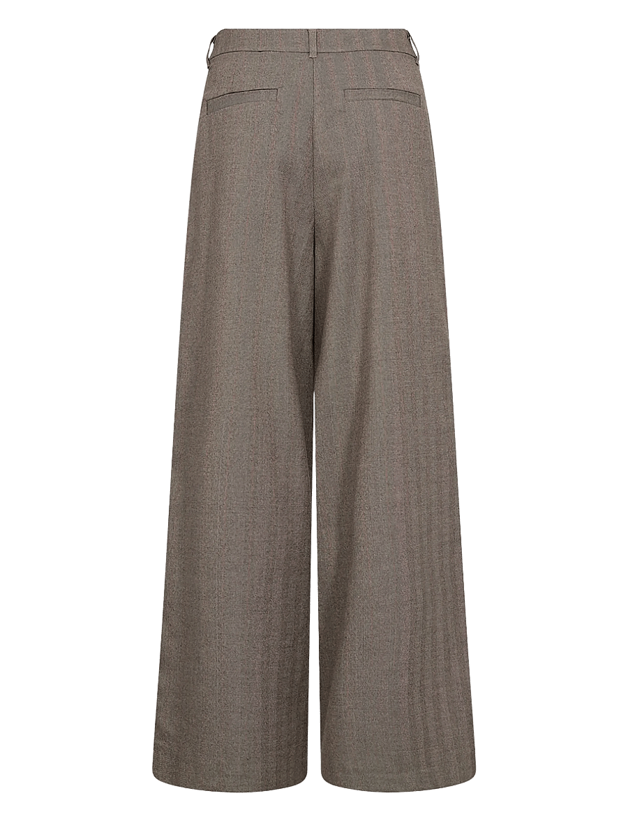 Soyaconcept - SC-HAWO YD - hosen mit weitem bein - 4495c madder brown combi - 2