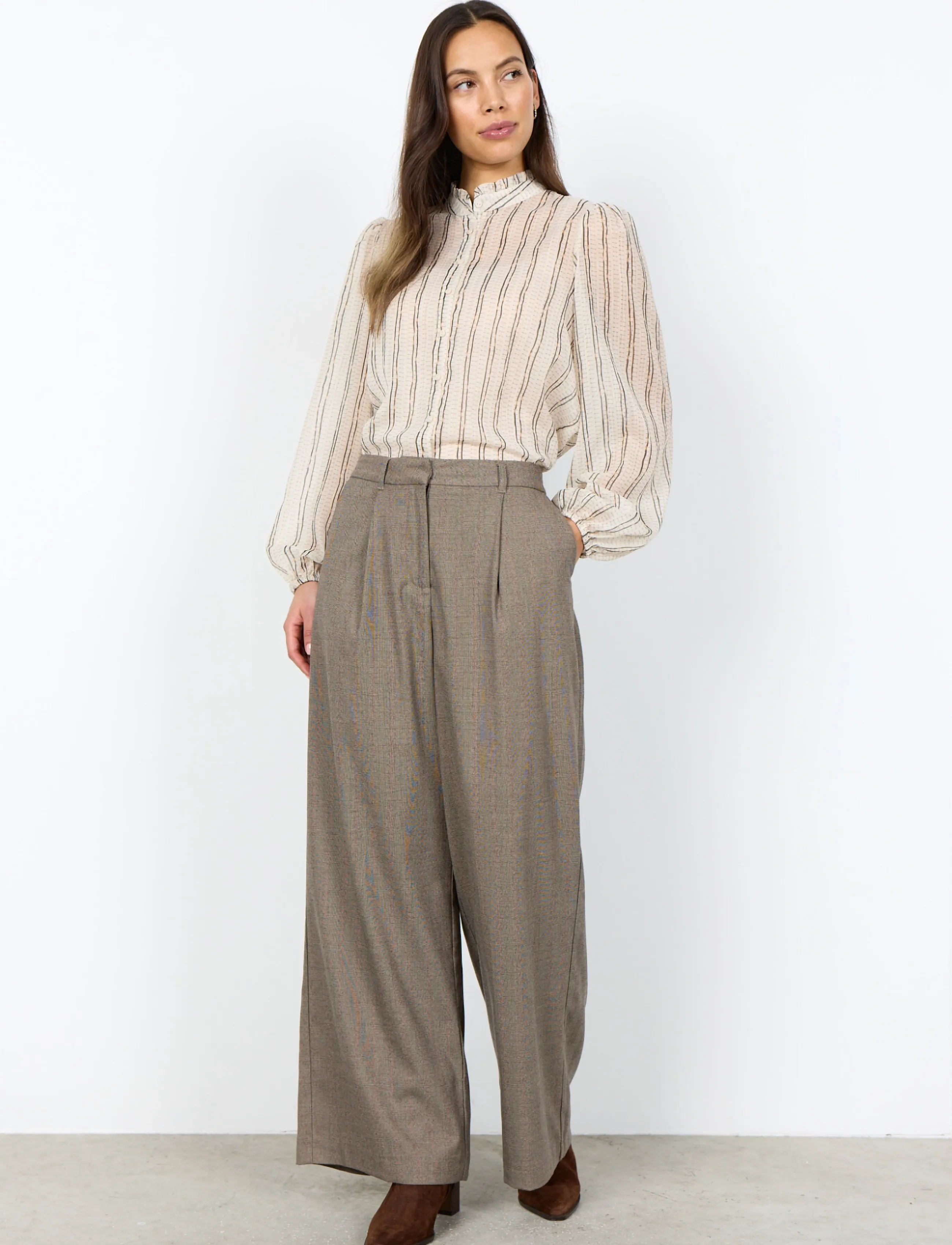 Soyaconcept SC-HAWO YD - Kläder - 4495C MADDER BROWN COMBI / brown