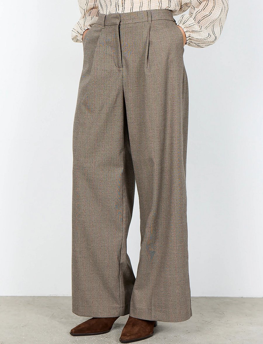 Soyaconcept - SC-HAWO YD - vida byxor - 4495c madder brown combi - 4