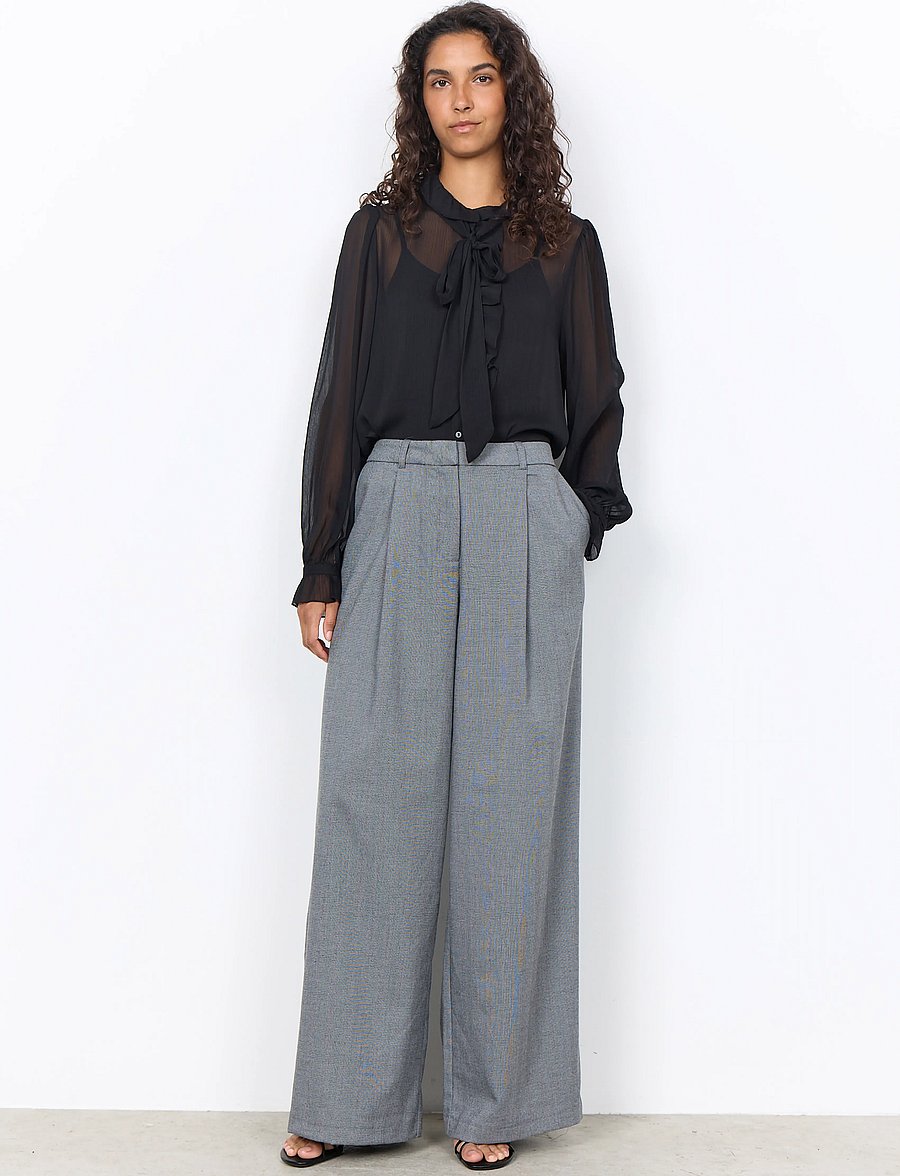 Soyaconcept - SC-HAWO YD - hosen mit weitem bein - 9999 black combi - 0