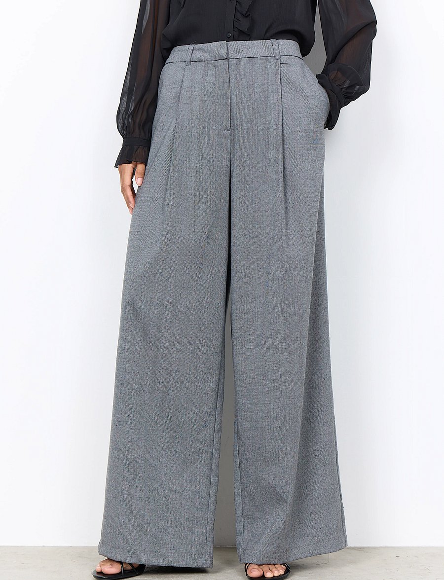 Soyaconcept - SC-HAWO YD - hosen mit weitem bein - 9999 black combi - 3