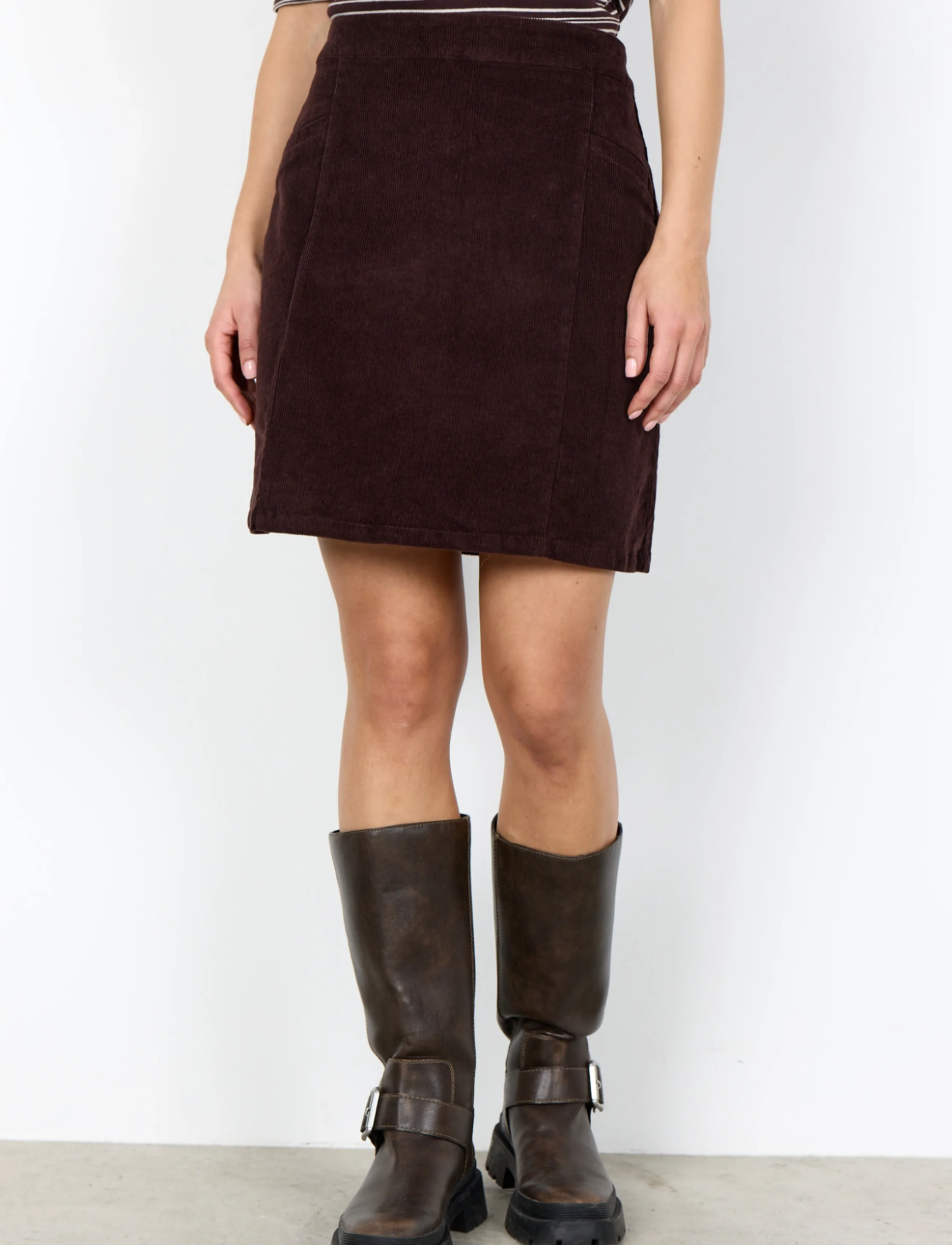 Soyaconcept - SC-HELIN - korta kjolar - 8980 chocolate plum - 3