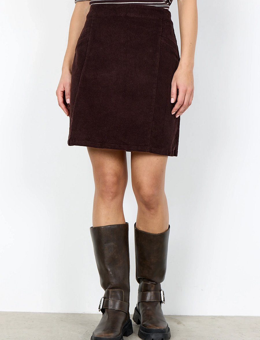 Soyaconcept - SC-HELIN - korta kjolar - 8980 chocolate plum - 3