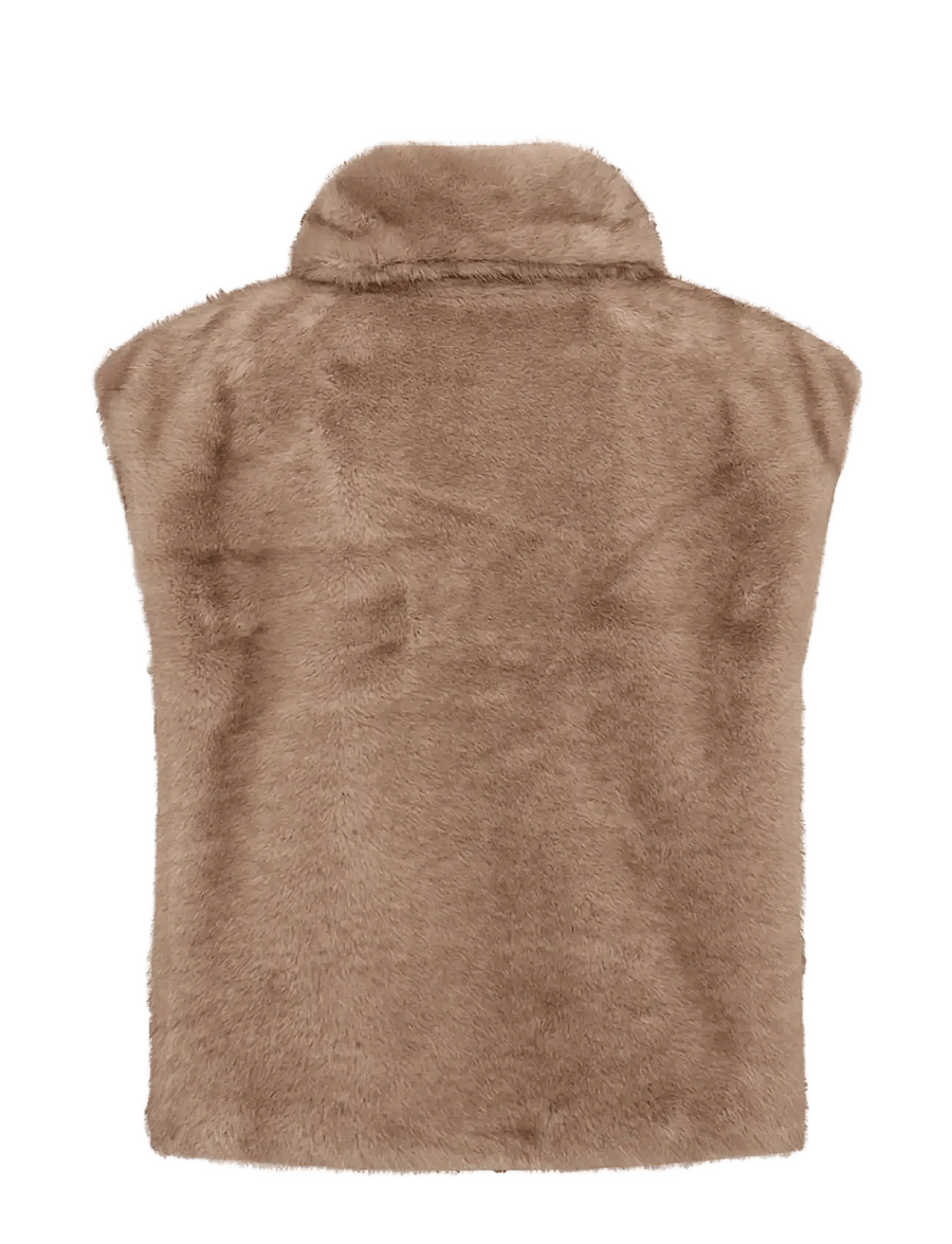 Soyaconcept - SC-HAYE - teddy-vestid - 8030 camel - 2