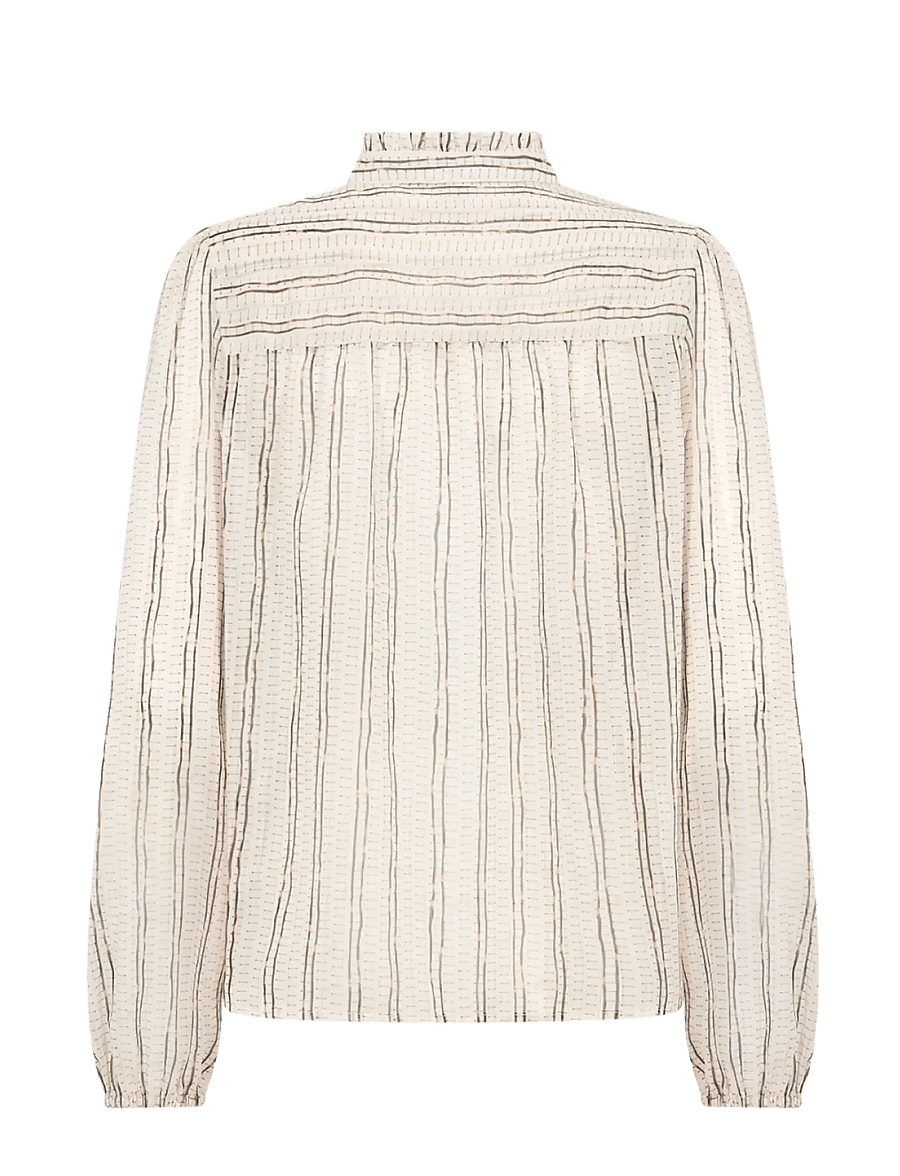 Soyaconcept - SC-HARPA AOP - langærmede skjorter - 8980c chocolate plum combi - 2