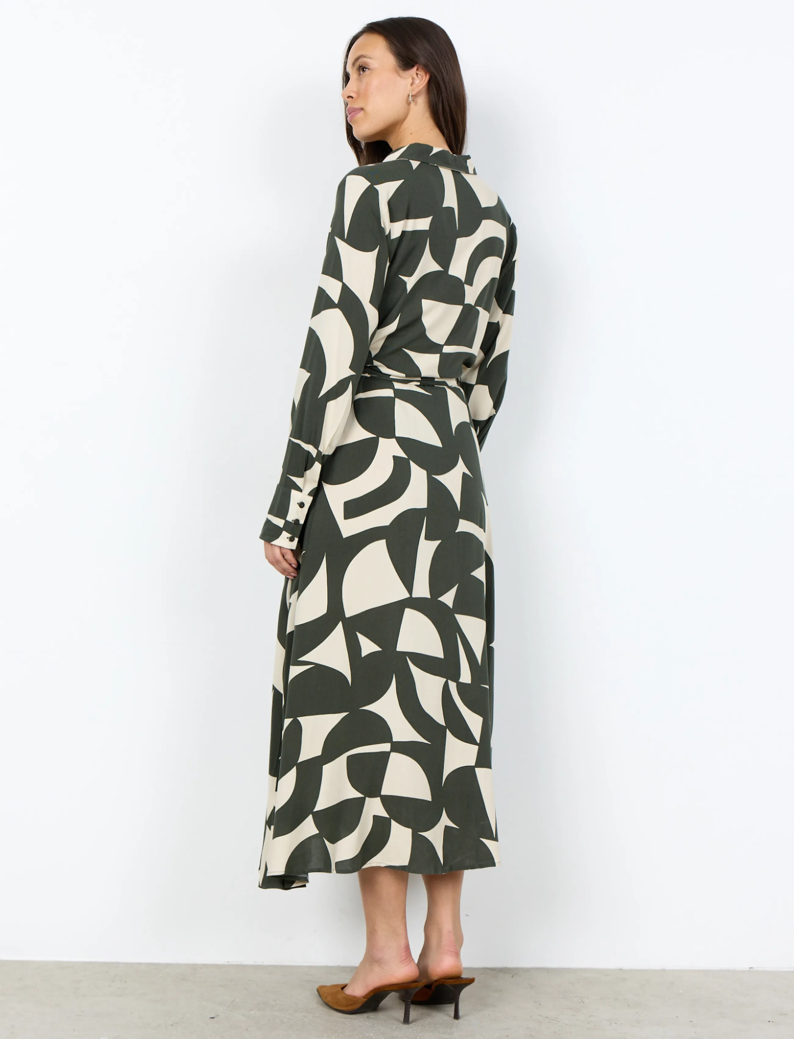 Soyaconcept - SC-HANNI AOP - skjortekjoler - 7974 forest night combi - 3