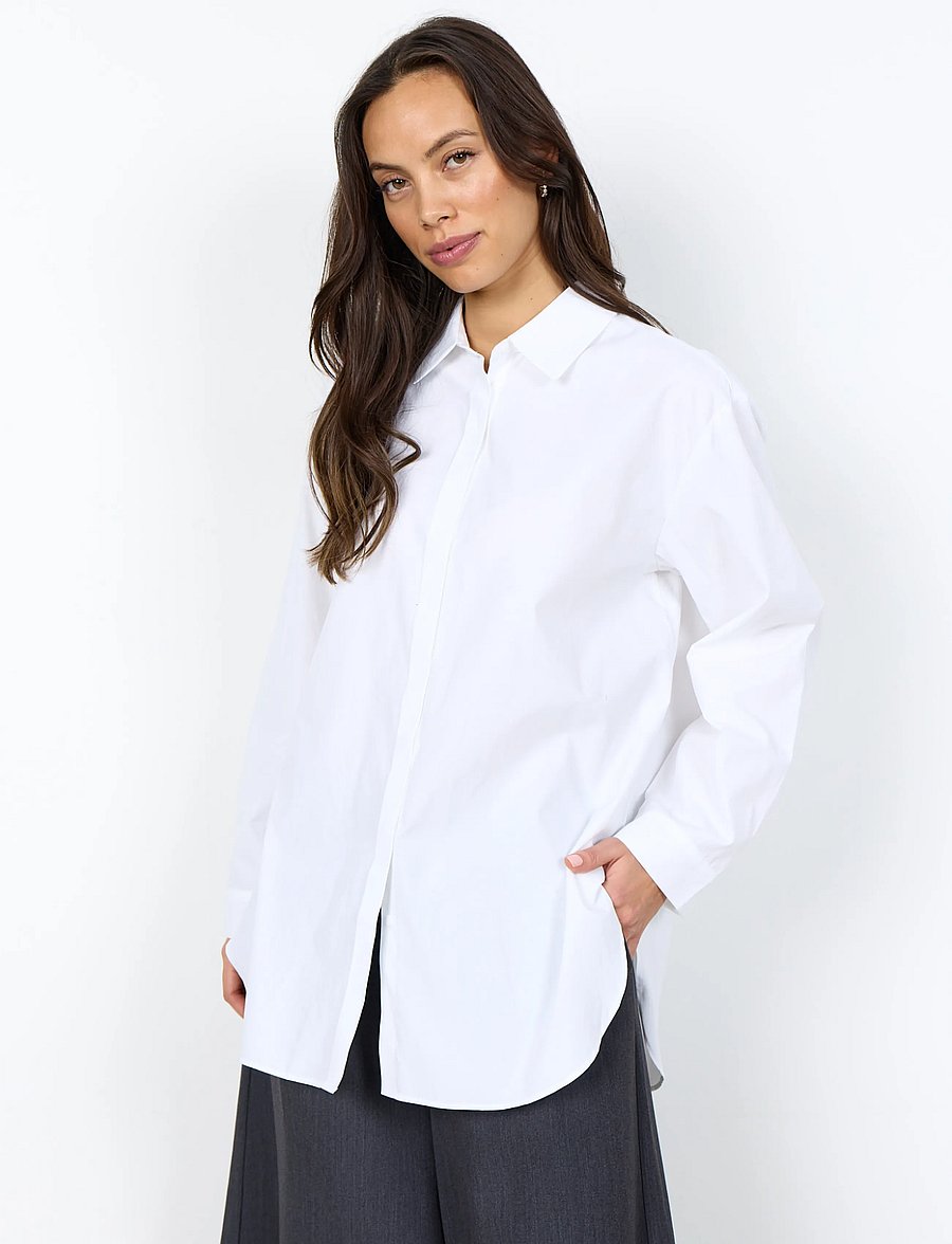 Soyaconcept - SC-NETTI - langärmlige hemden - 1000 white - 0
