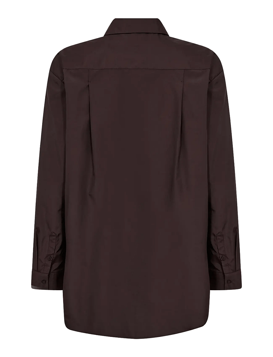 Soyaconcept - SC-NETTI - langärmlige hemden - 8980 chocolate plum - 2