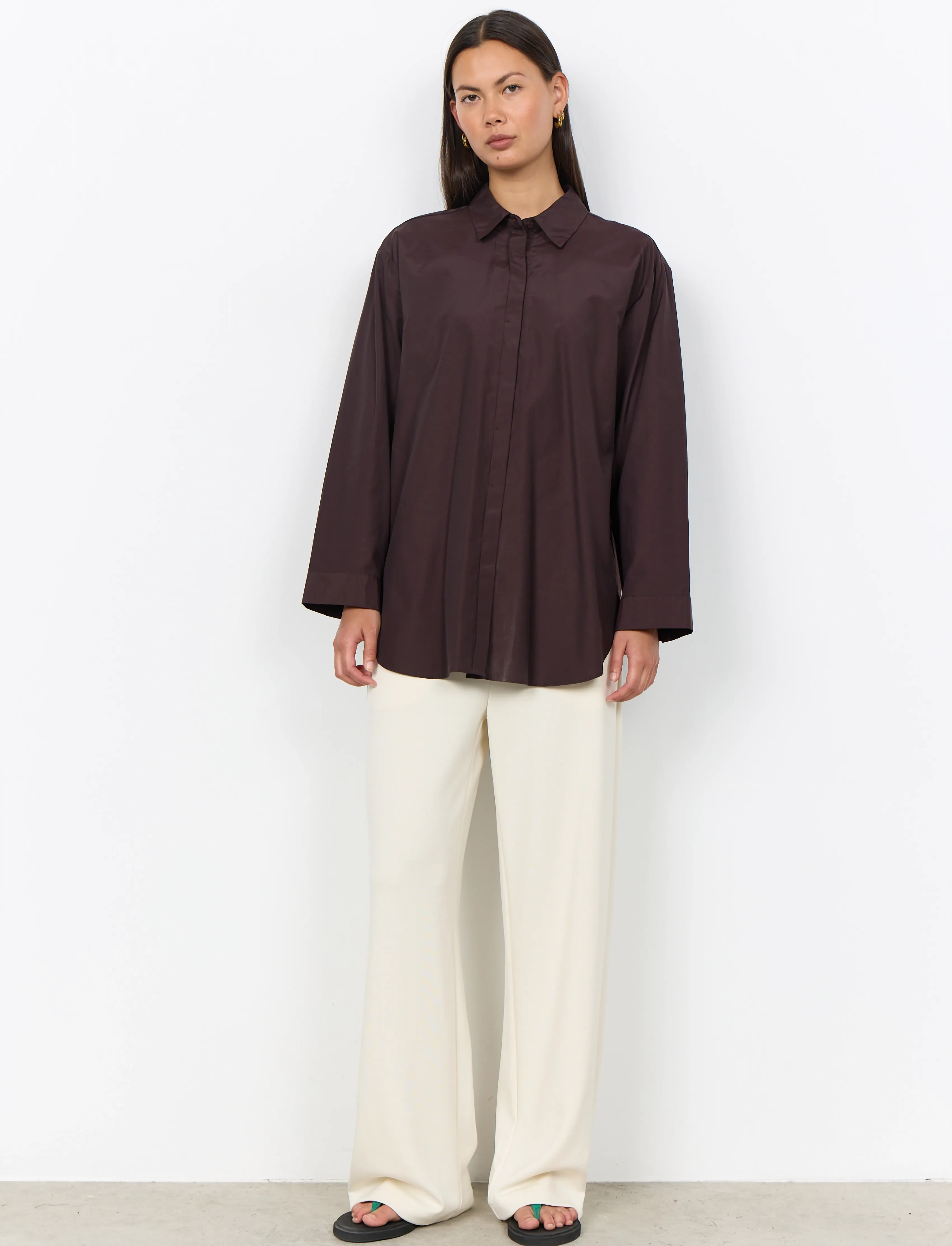 Soyaconcept - SC-NETTI - long-sleeved shirts - 8980 chocolate plum - 3