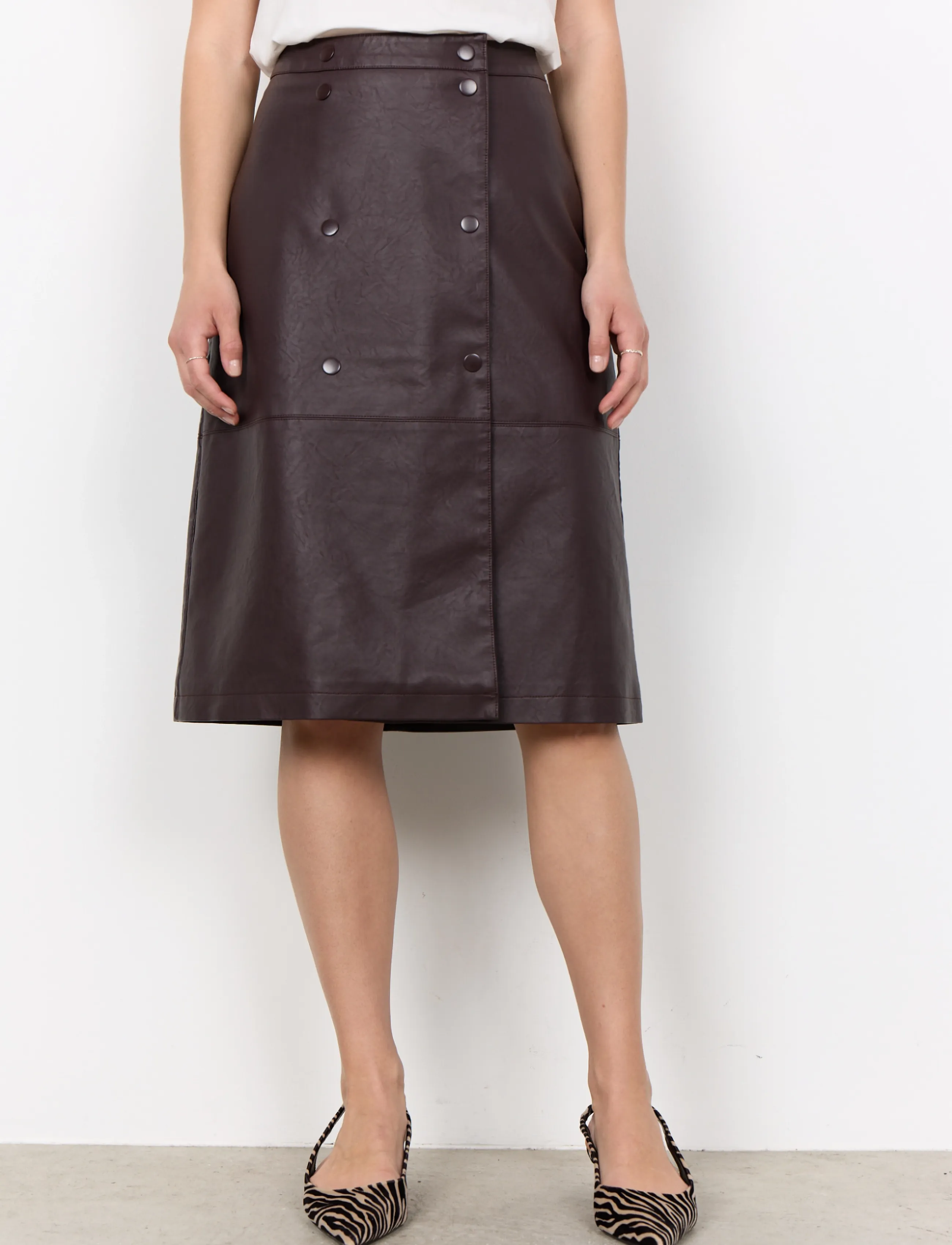 Soyaconcept - SC-GUNILLA - slå-om-nederdele - 8980 chocolate plum - 4